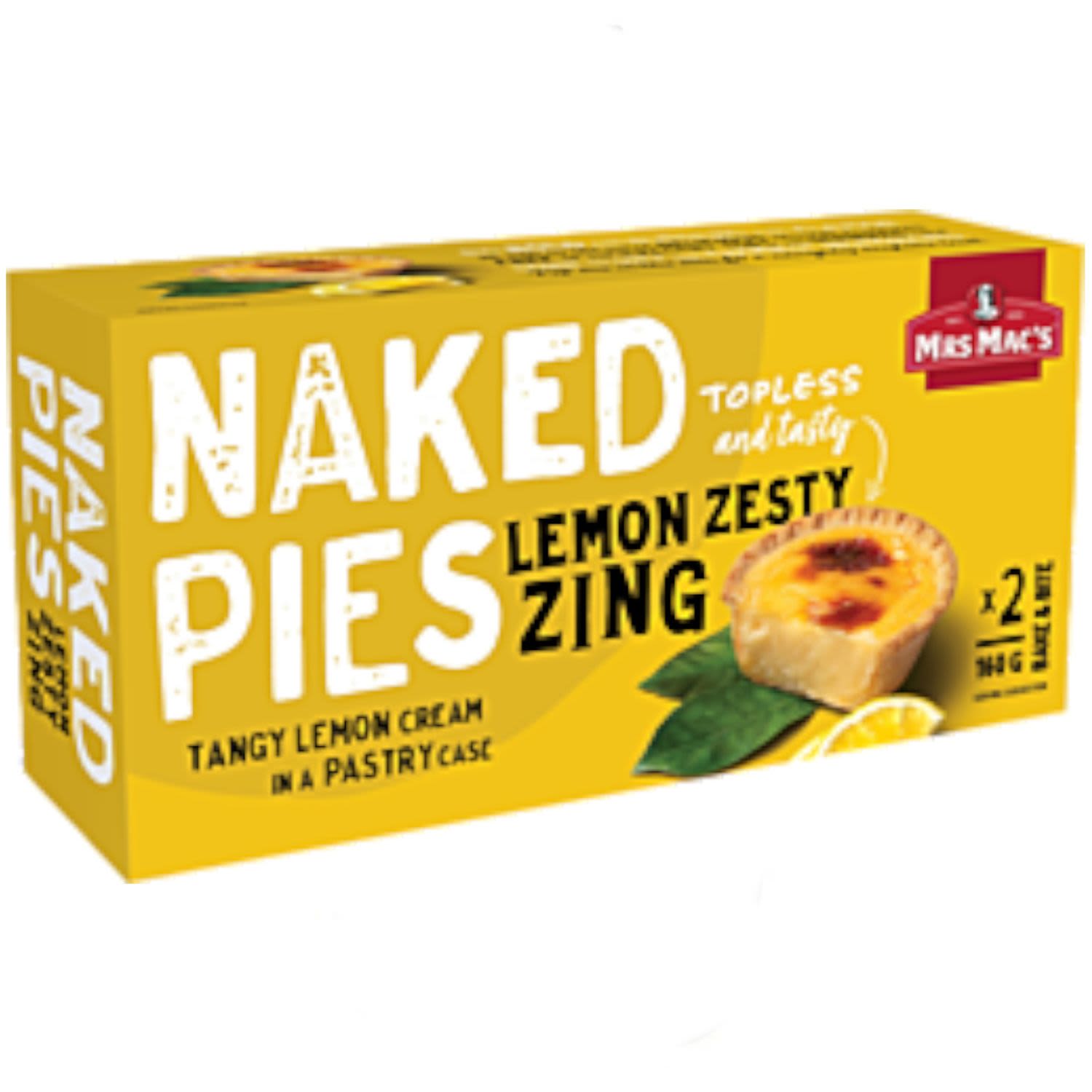 Mrs Mac's Naked Pies Lemon Zesty Zing, 2 Each