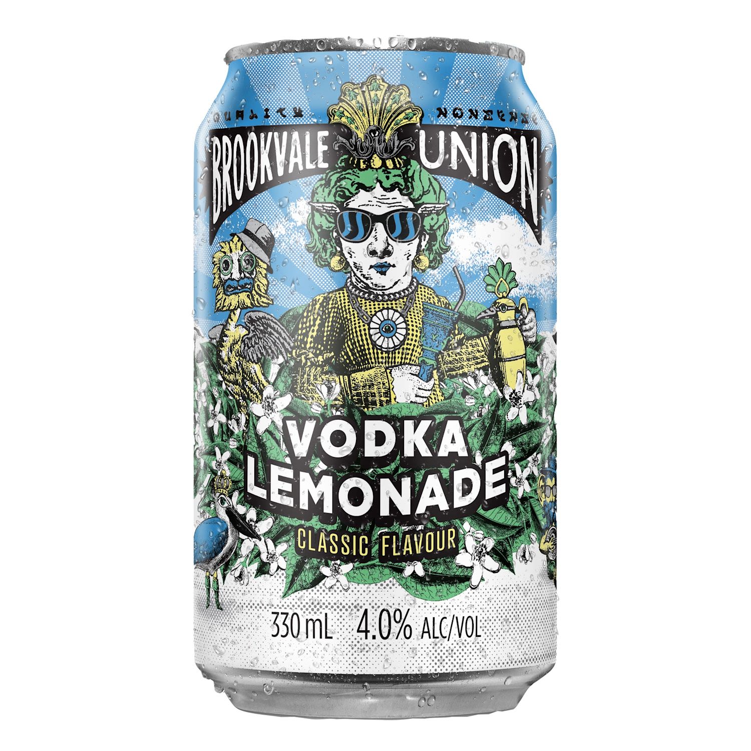 Brookvale Union Vodka Lemonade 4% Can 330mL