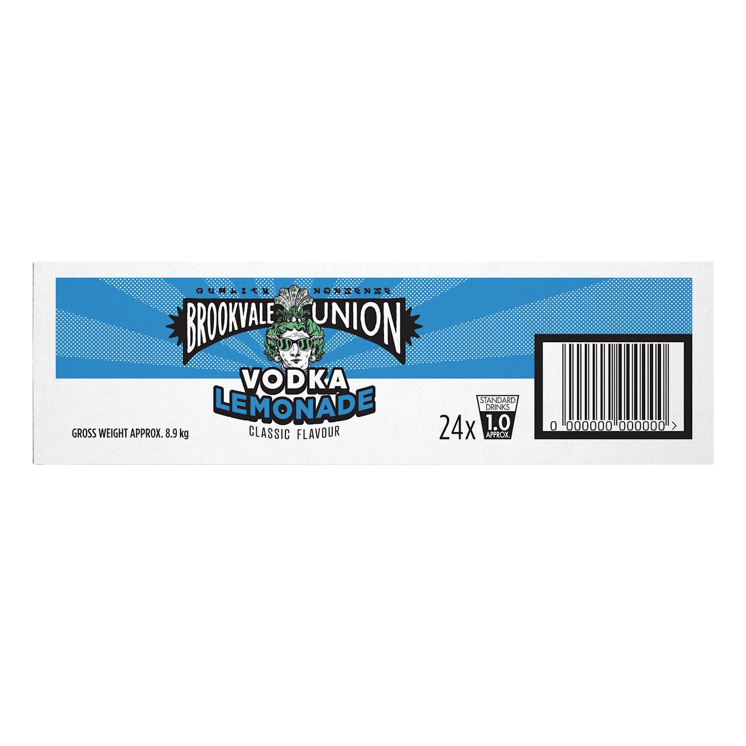 Brookvale Union Vodka Lemonade 4% Can 330mL 