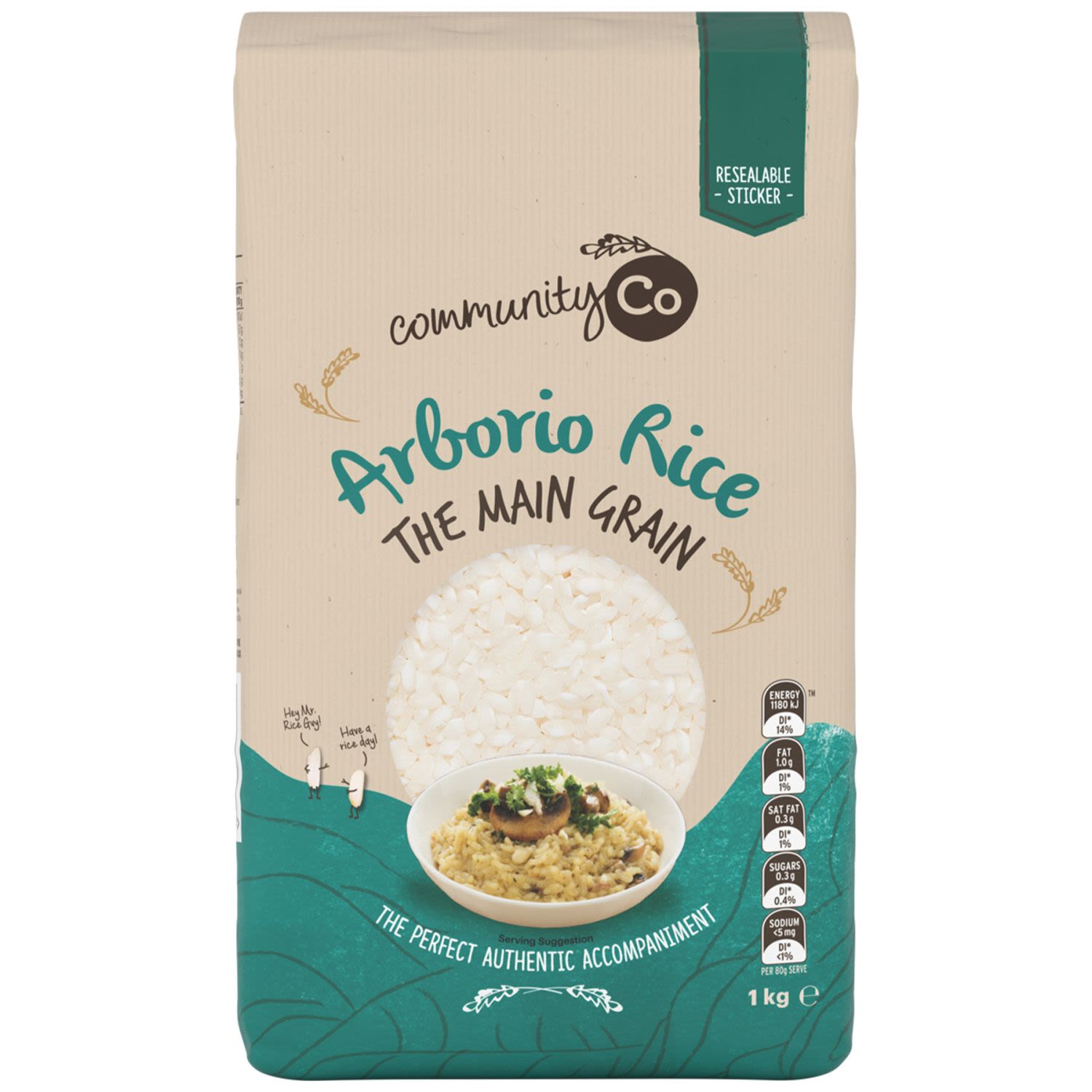 Community Co Arborio Rice, 1 Kilogram