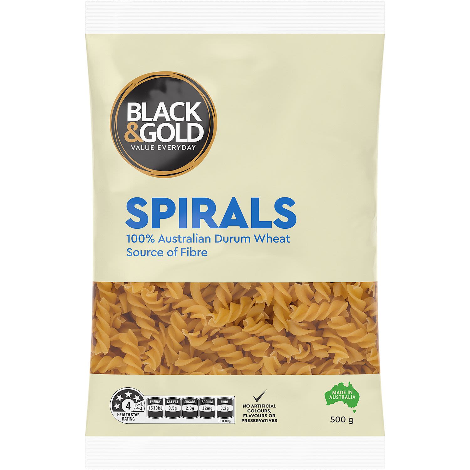Black & Gold Spirals