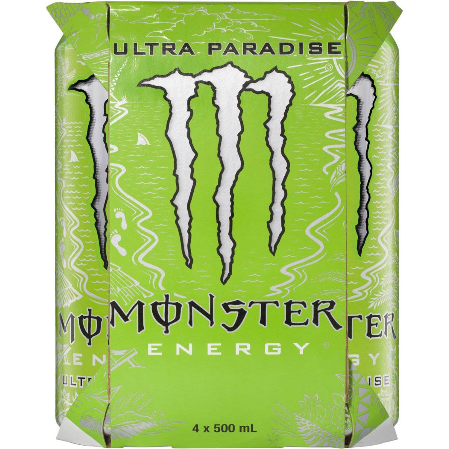 Monster Ultra Paradise Energy Drink, 4 Each