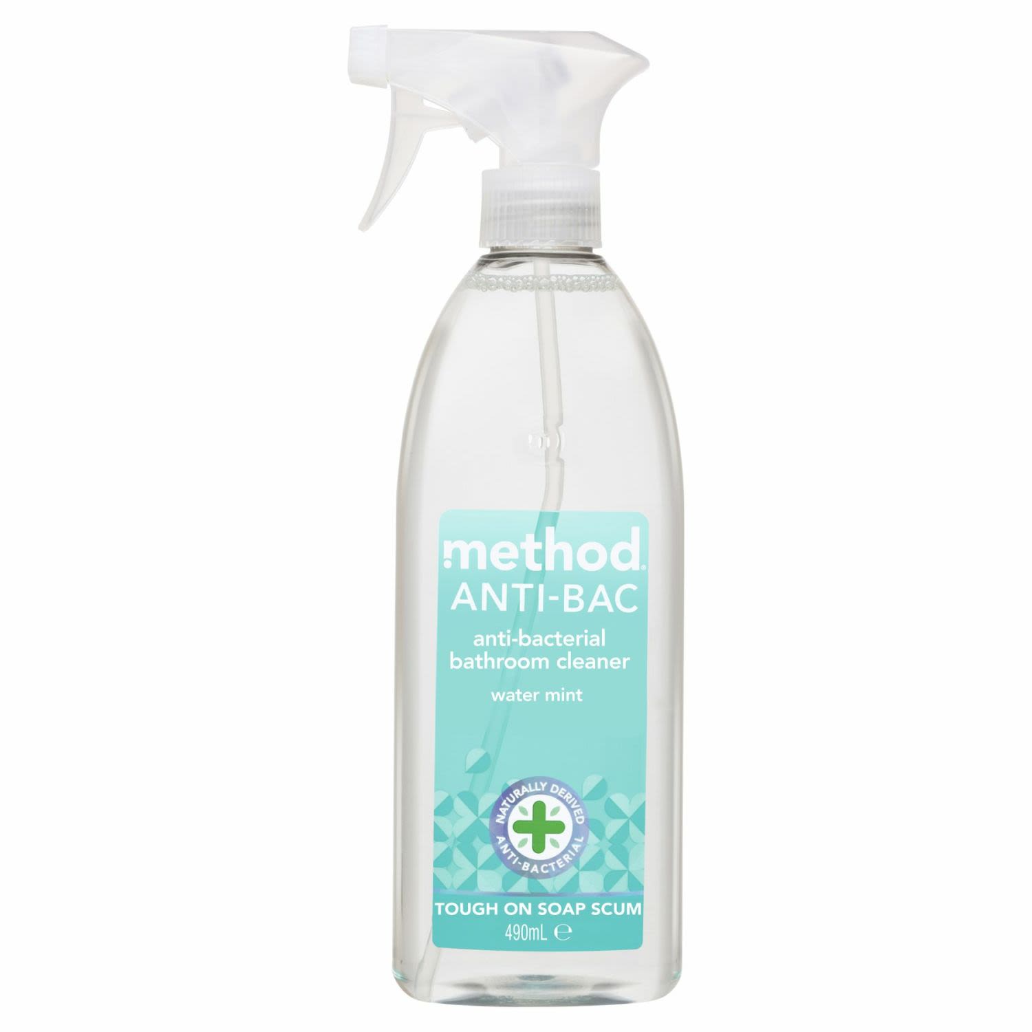 Method Anti-bacterial Bathroom Cleaner Water Mint, 490 Millilitre