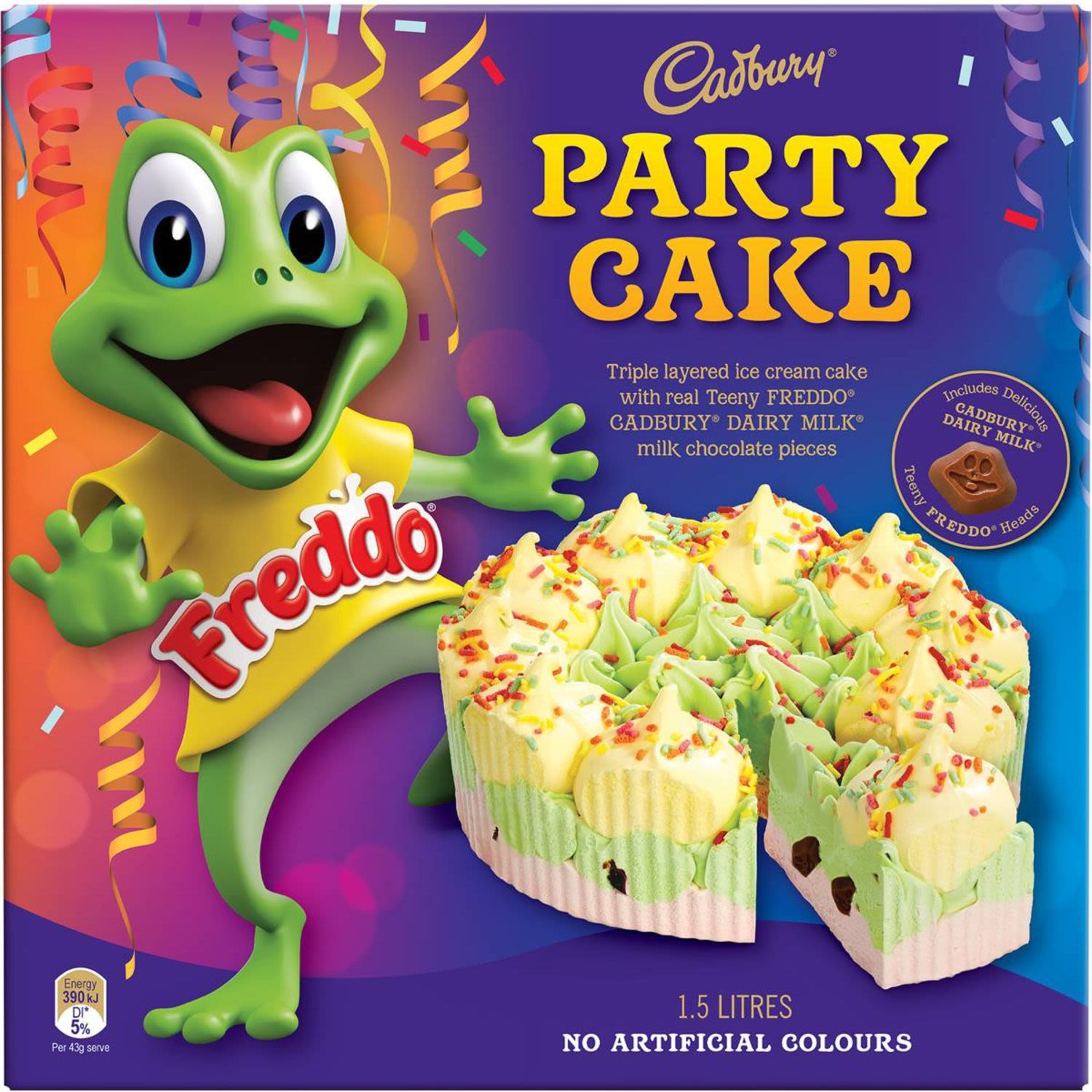 Cadbury Freddo Cake, 1.5 Litre