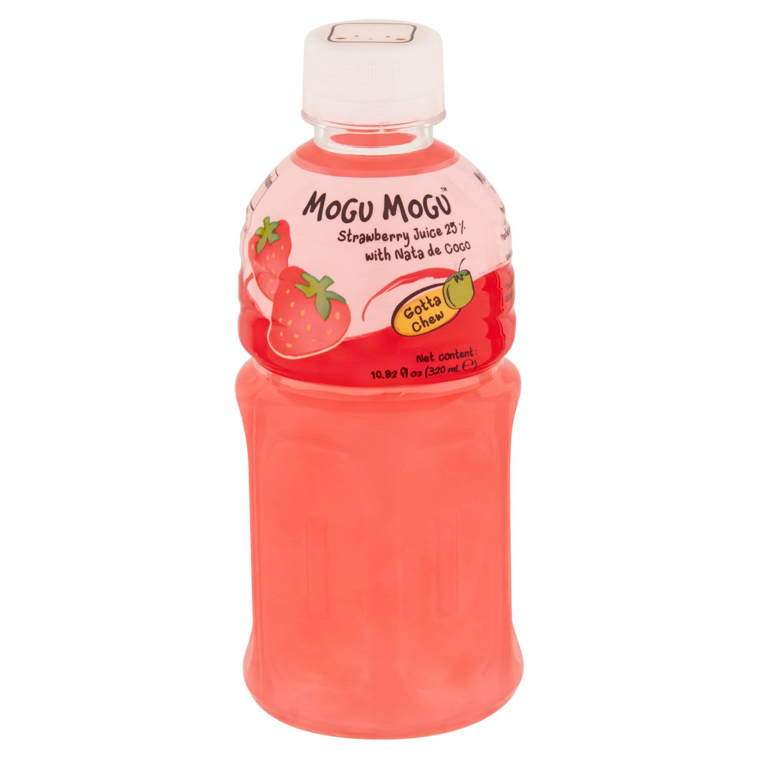 Mogu Mogu Strawberry Juice with Nata de Coco