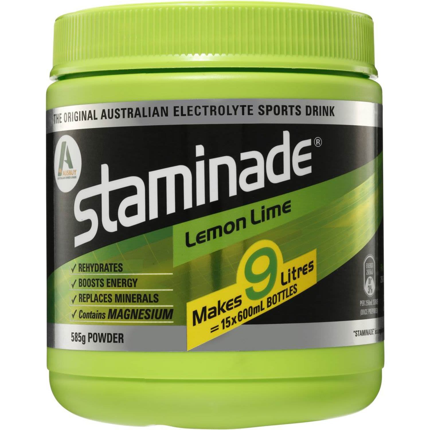 Staminade Lemon/Lime Powder, 585 Gram