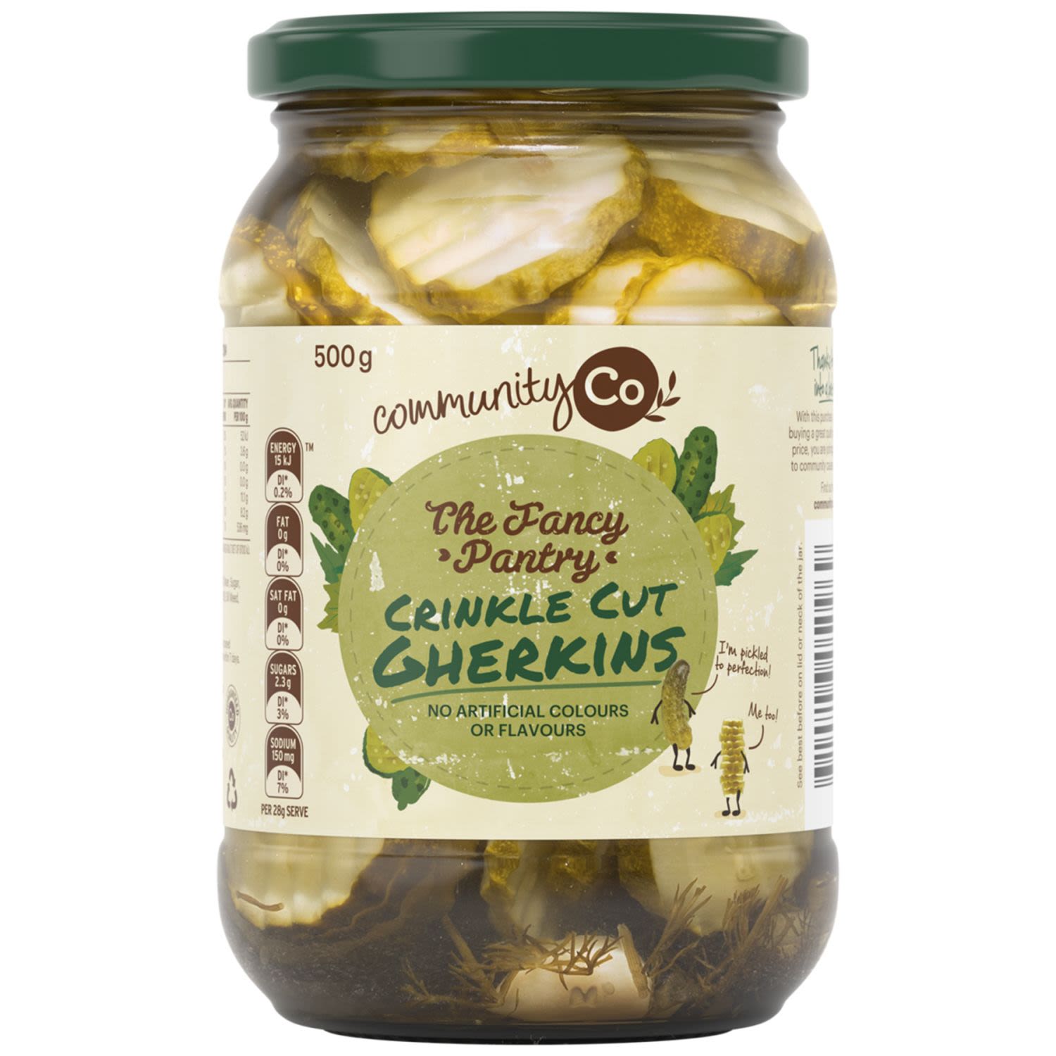 Community Co Crinkle Cut Gherkin