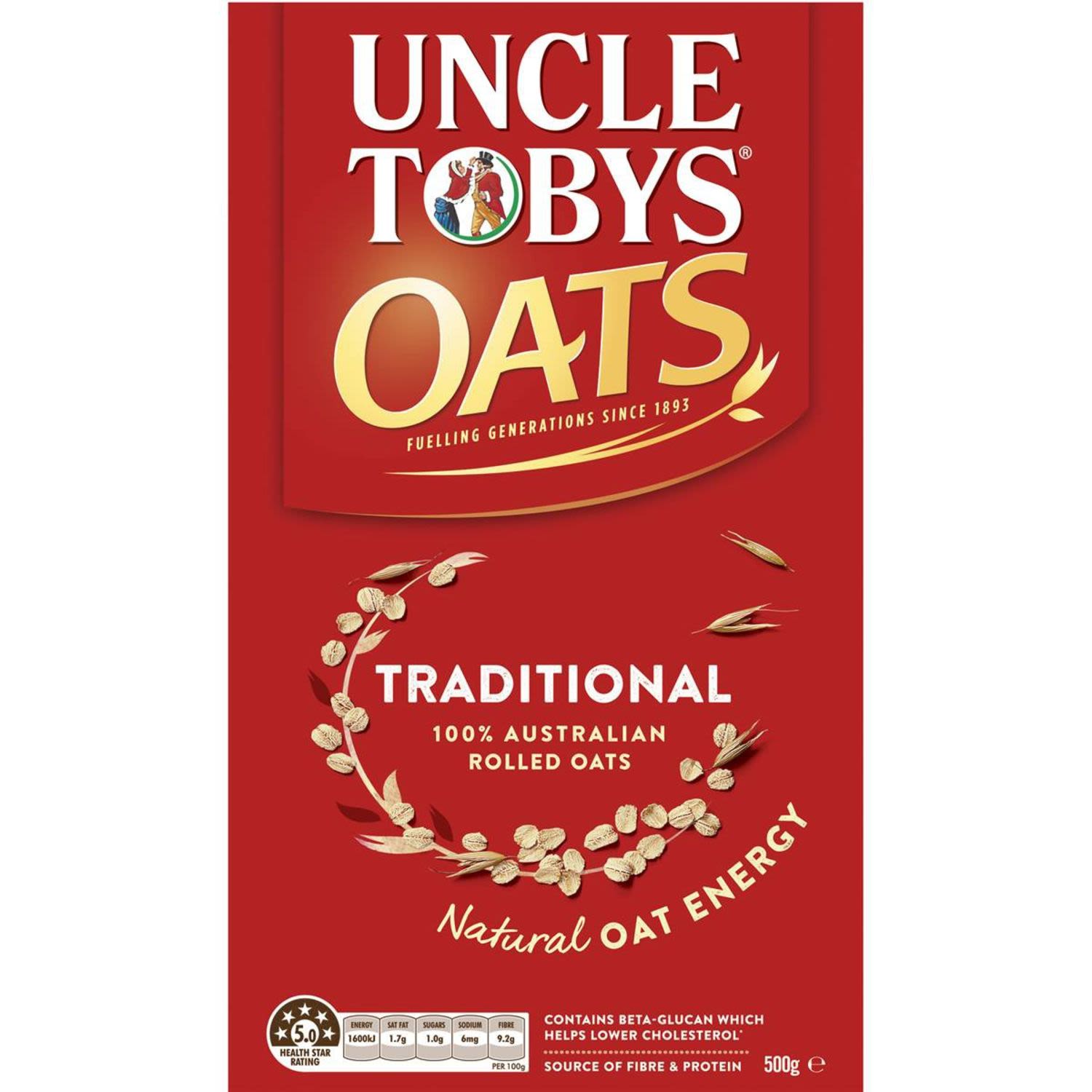 Uncle Tobys Oats Traditional Porridge