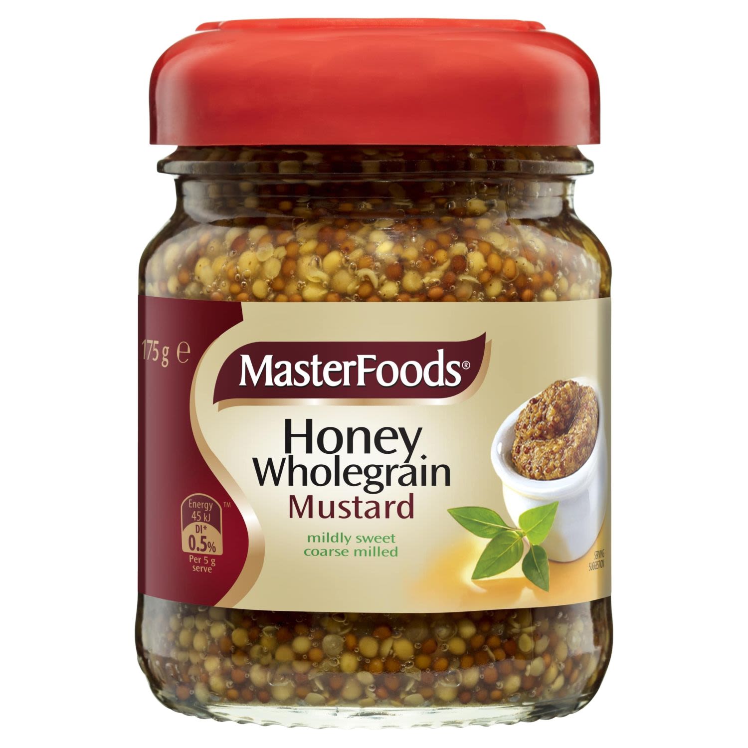 MasterFoods™ Mustard Honey Wholegrain, 175 Gram