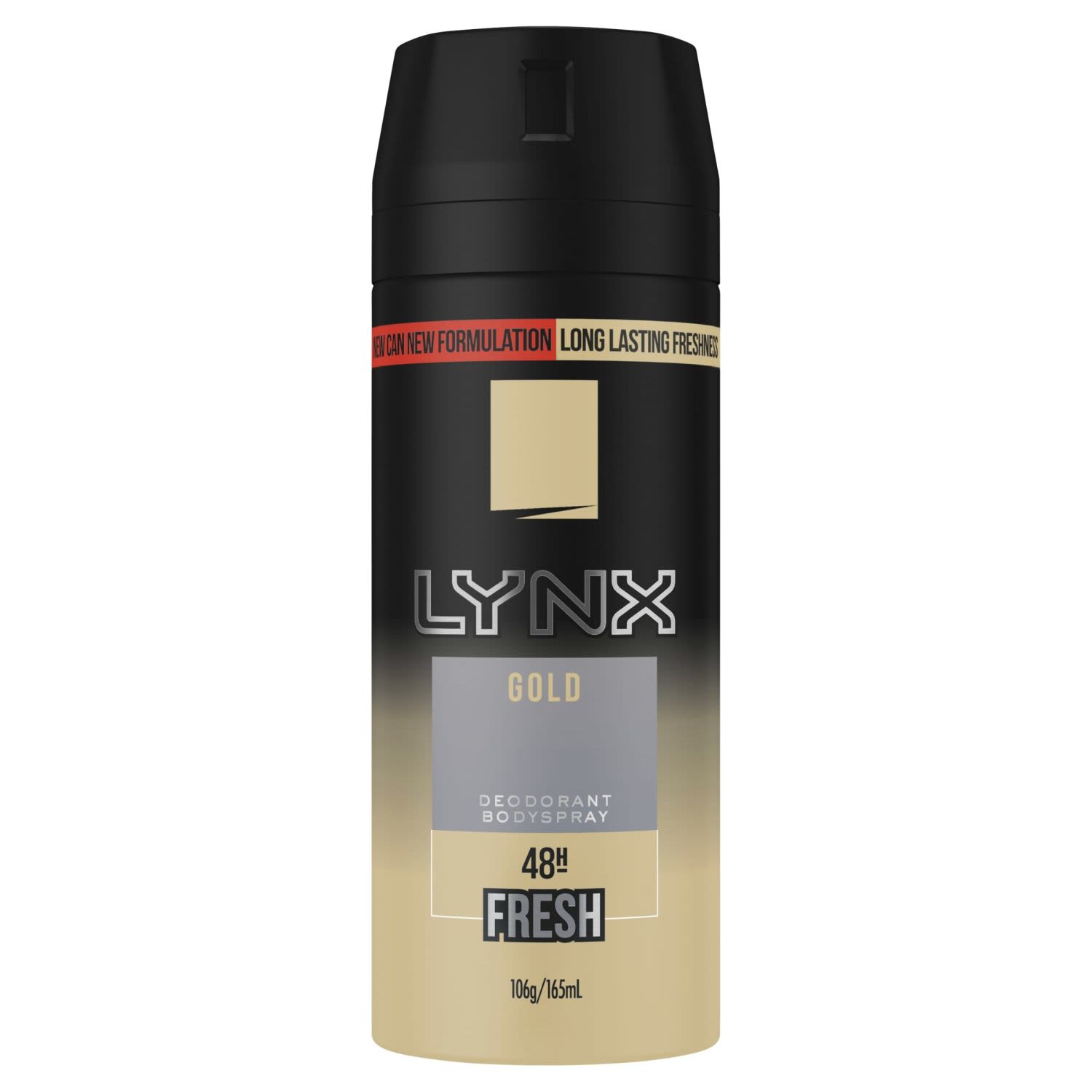 Lynx Deodorant Aerosol Gold , 165 Millilitre