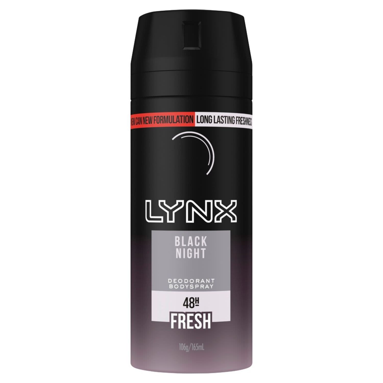 Lynx Black Night Deodorant Bodyspray, 165 Millilitre