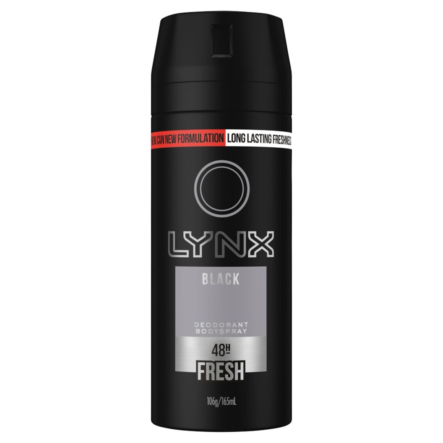 Lynx Black Deodorant Bodyspray, 165 Millilitre