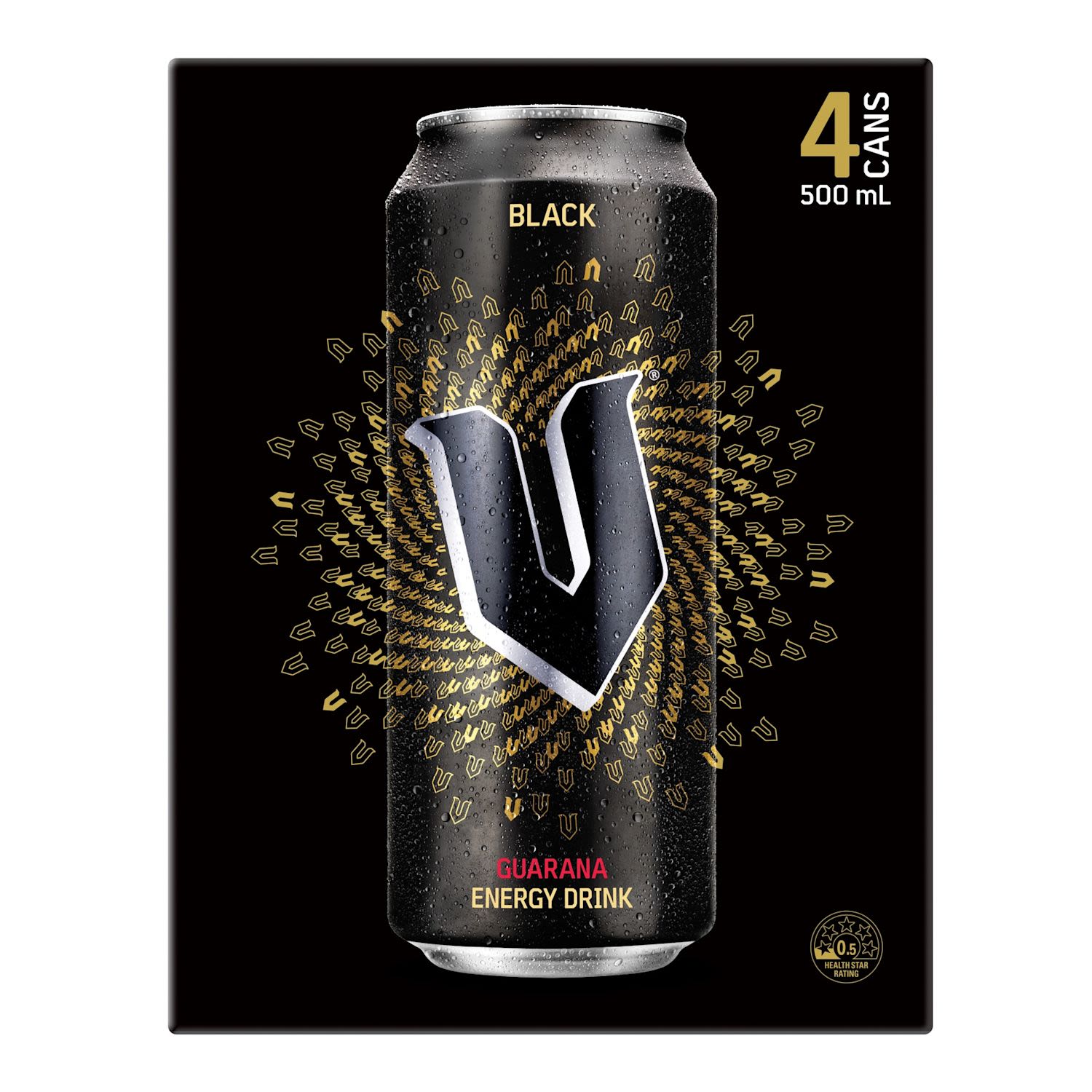 V Energy Drink Black