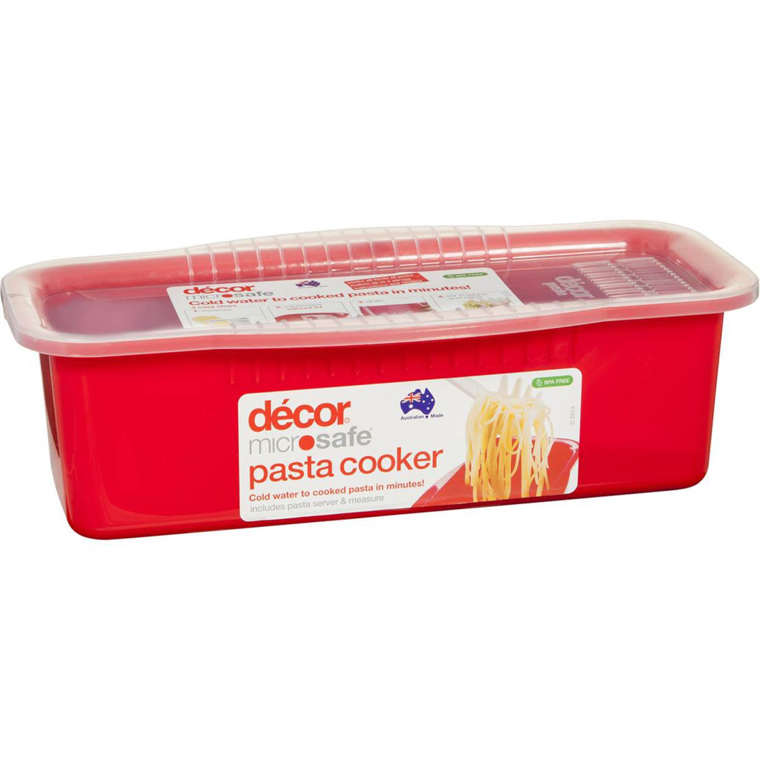 Decor Microsafe Pasta Cooker, 1 Each