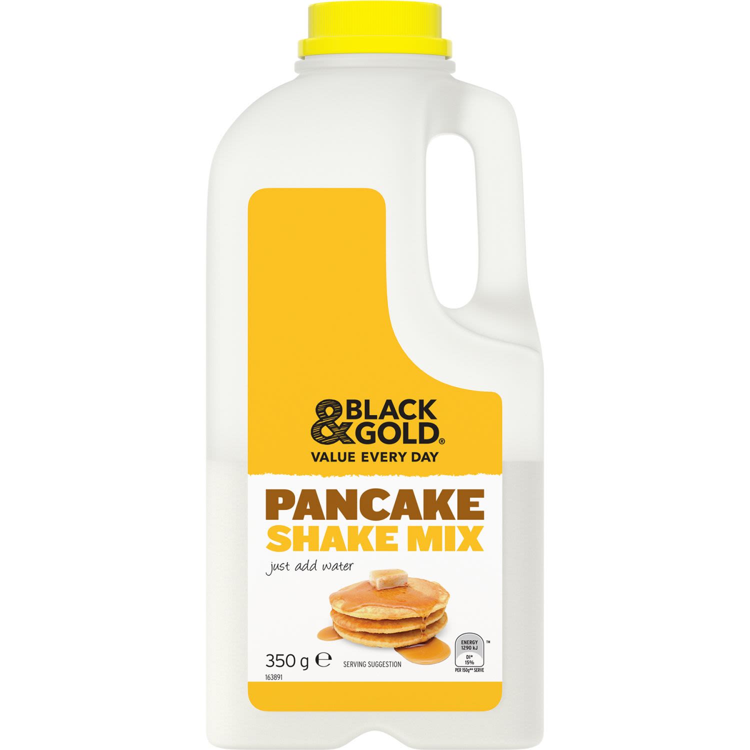 Black & Gold Pancake Shake Mix, 350 Gram