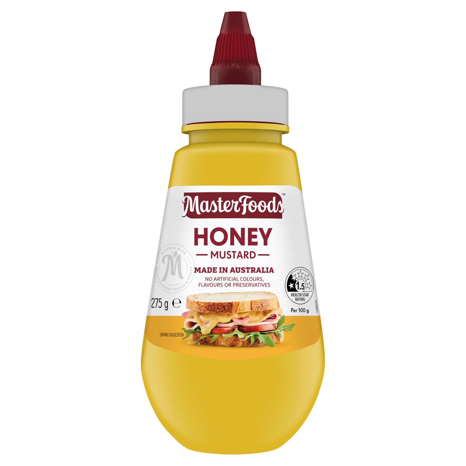 MasterFoods™ Squeezy Honey Mustard, 275 Gram