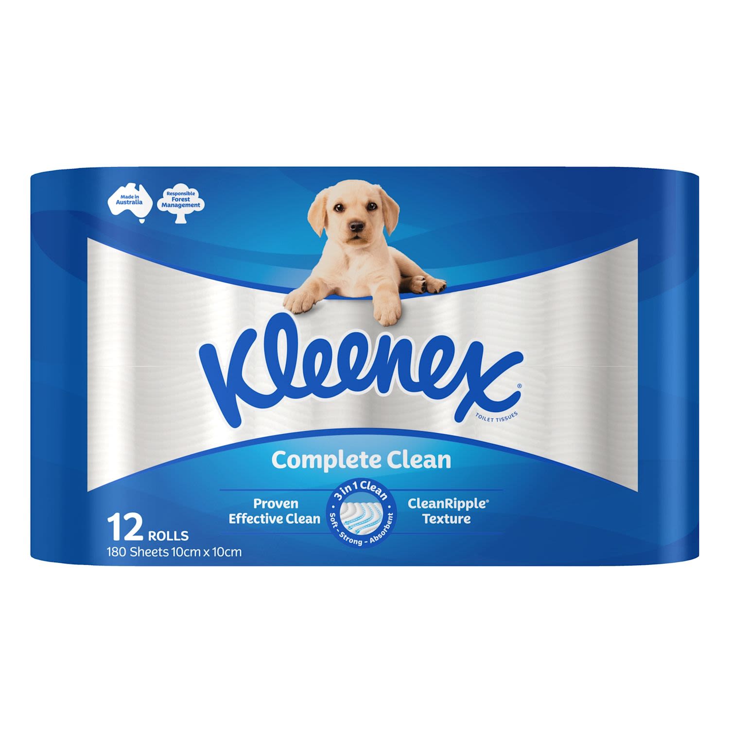 Kleenex Complete Clean Toilet Tissue