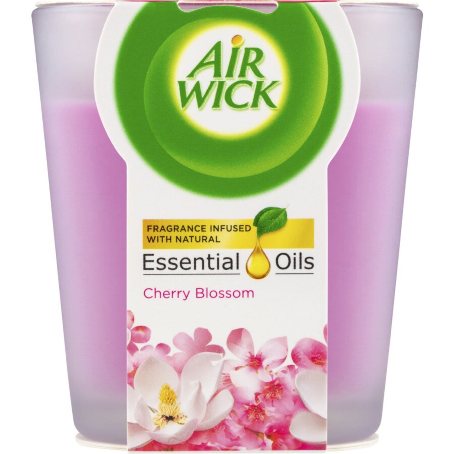 Air Wick Essential Oil Candle Cherry Blossom, 105 Gram