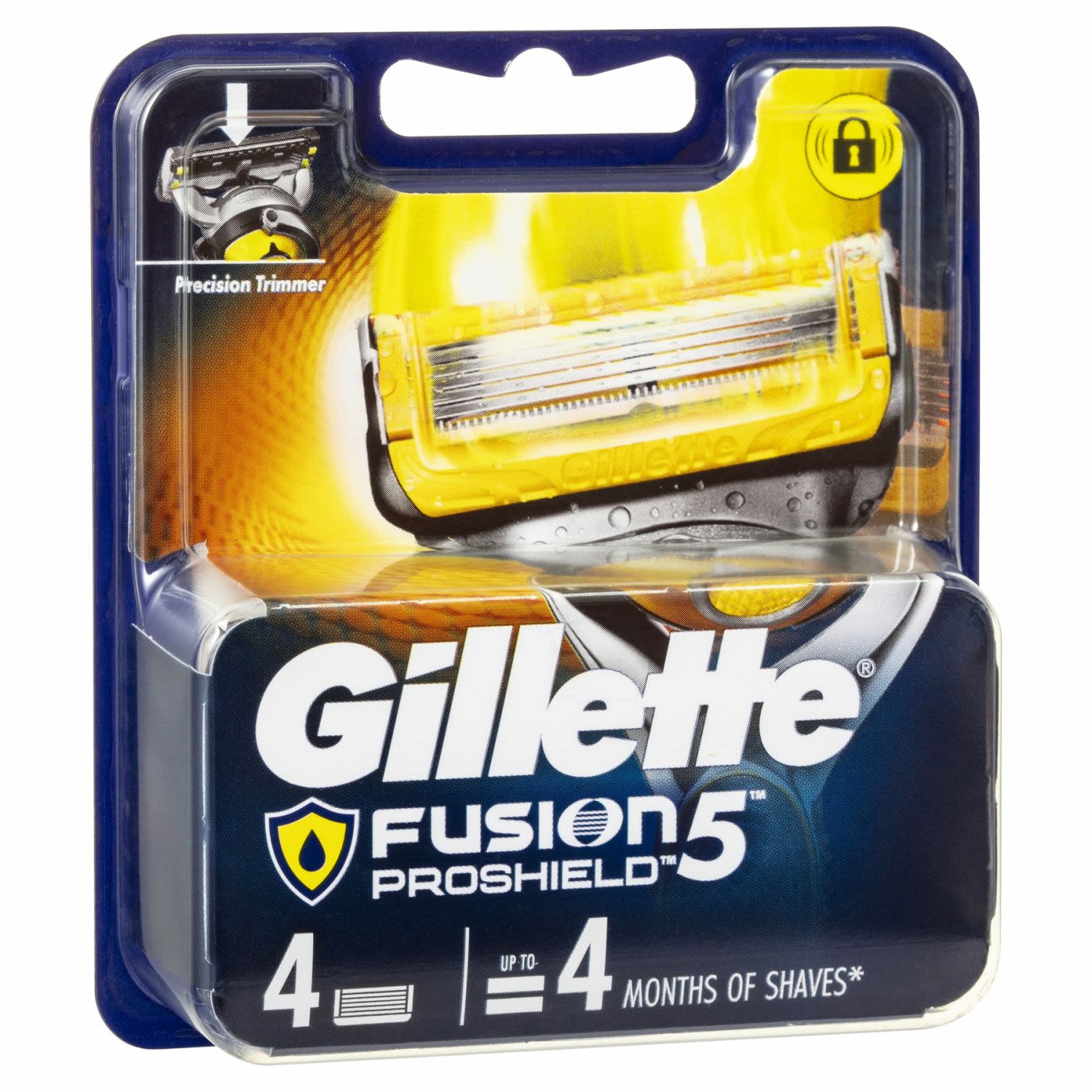 Gillette Fusion5 Proshield Cartridges, 4 Each