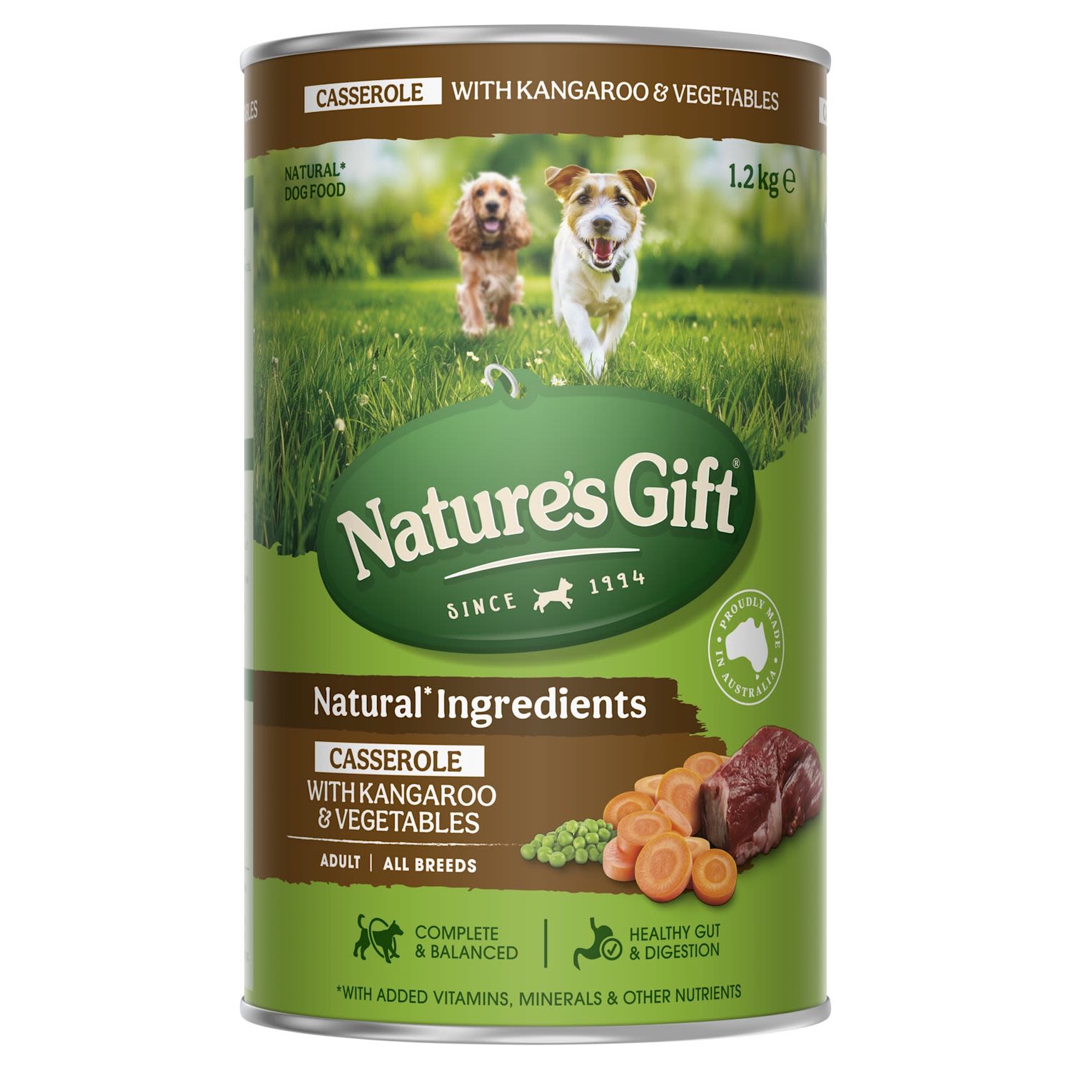 Nature's Gift Casserole Gravy Style With Kangaroo & Veg Wet Dog Food