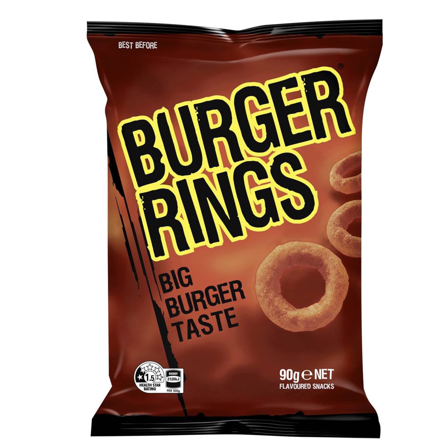 Burger Rings Bag, 90 Gram