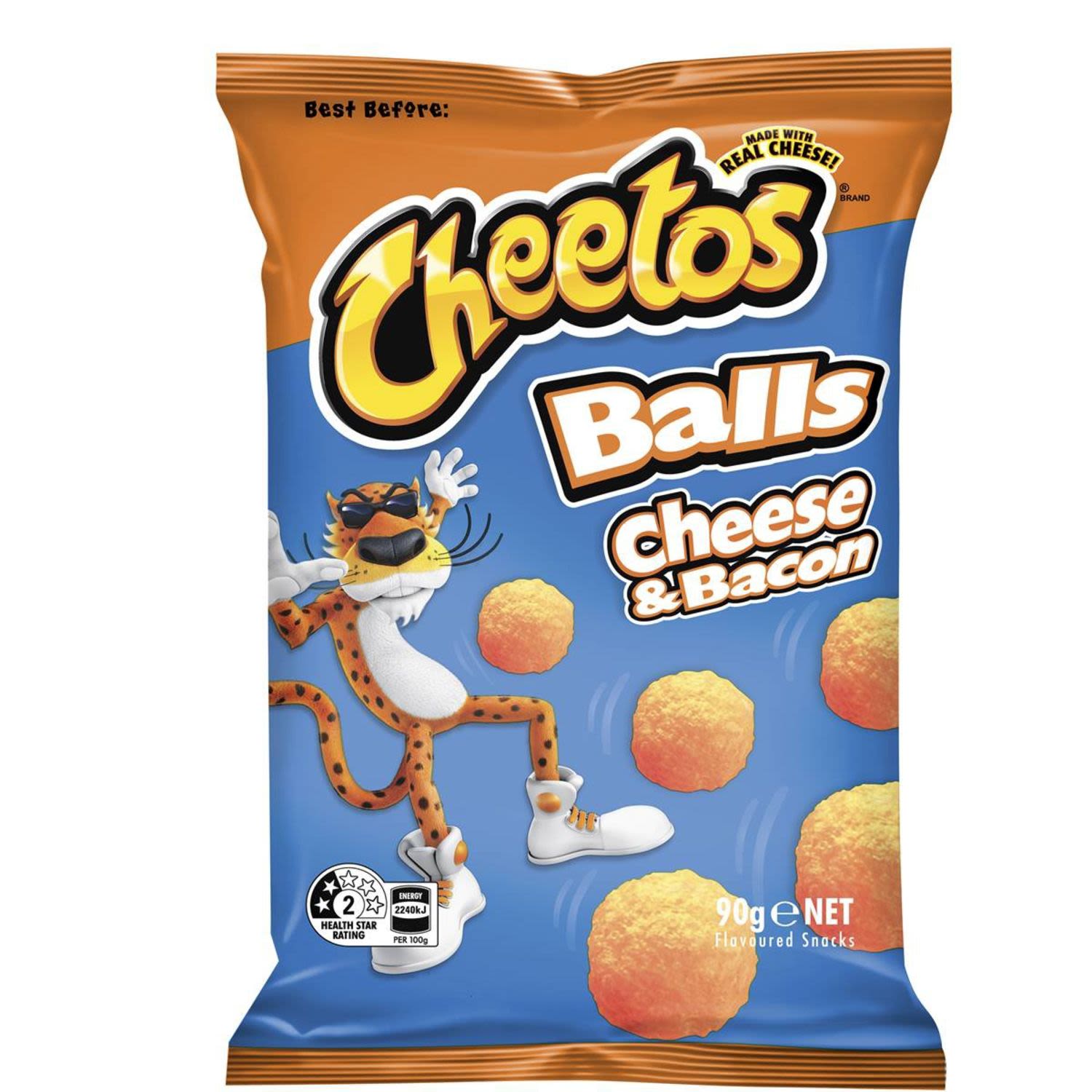 Cheetos Cheese & Bacon Balls, 90 Gram