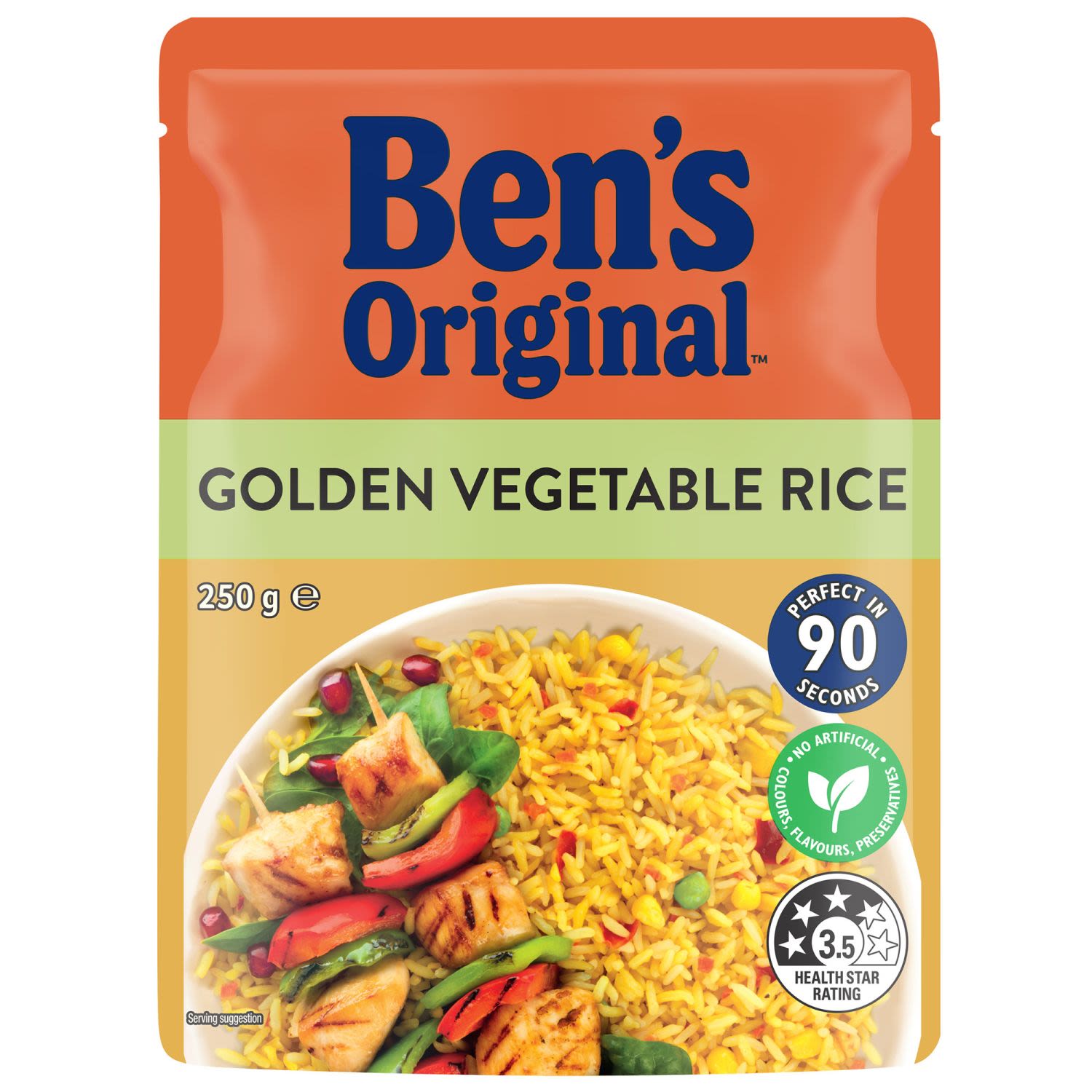 Ben's Original Golden Vegetable Rice, 250 Gram