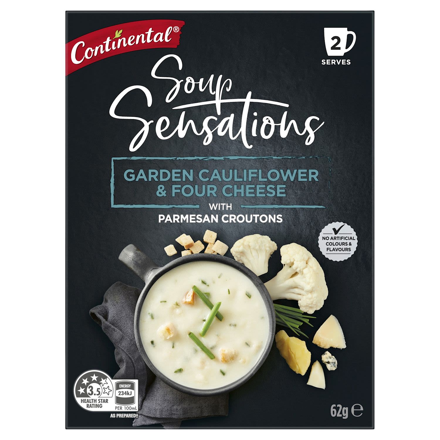 Continental Sensations Soup Golden Cauliflour & Four Cheese
