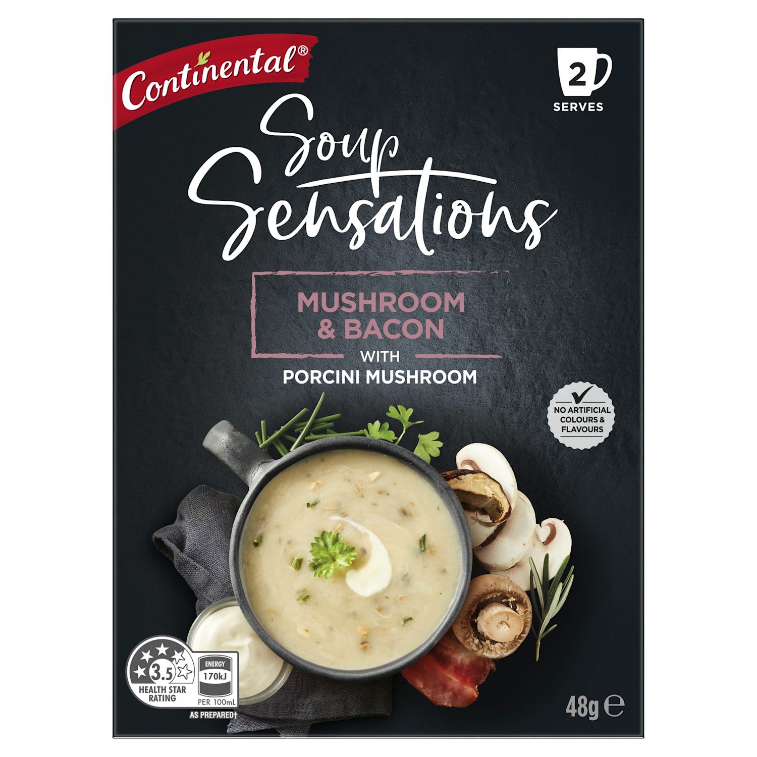 Continental Sensations Soup Porcini Mushroom & Bacon
