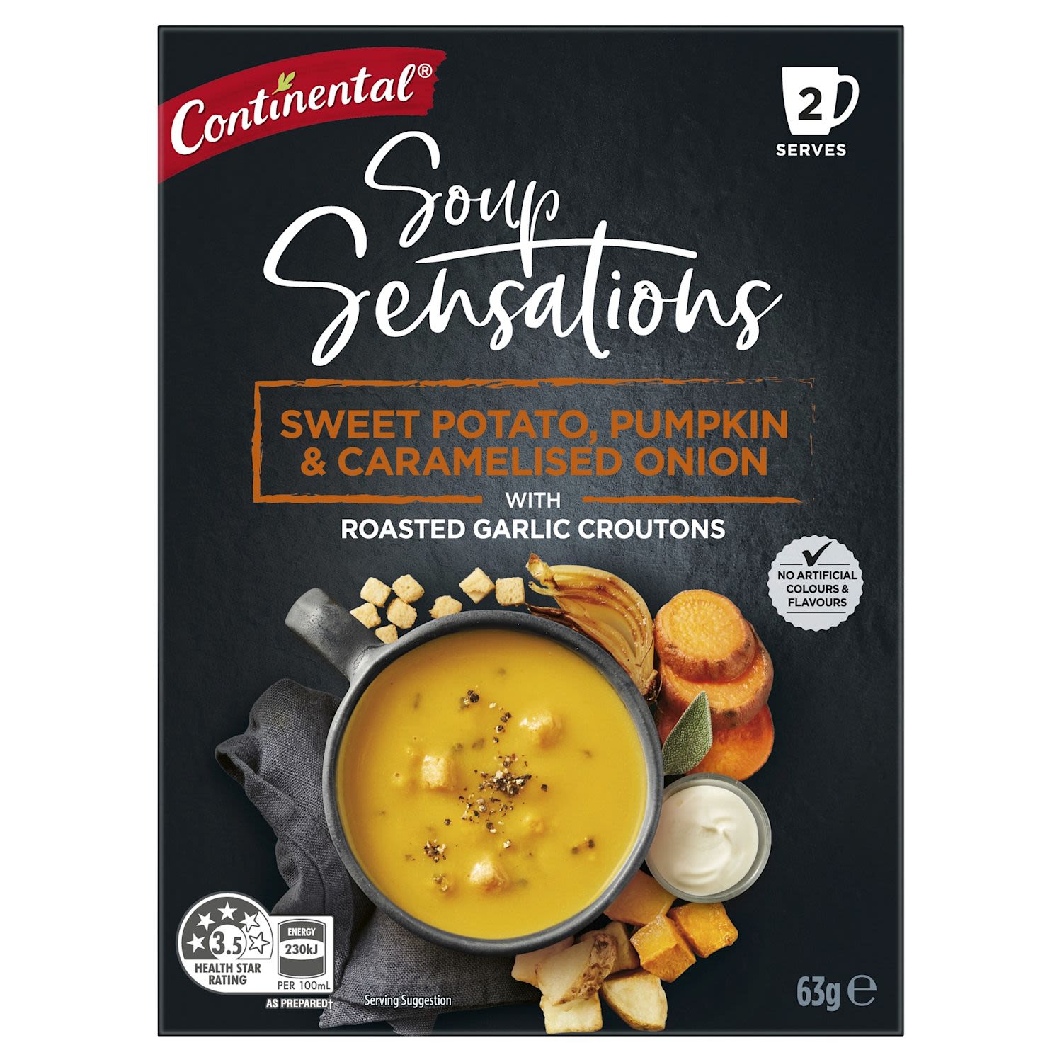 Continental Soup Sensations Sweet Potato Pumpkin & Onion Soup