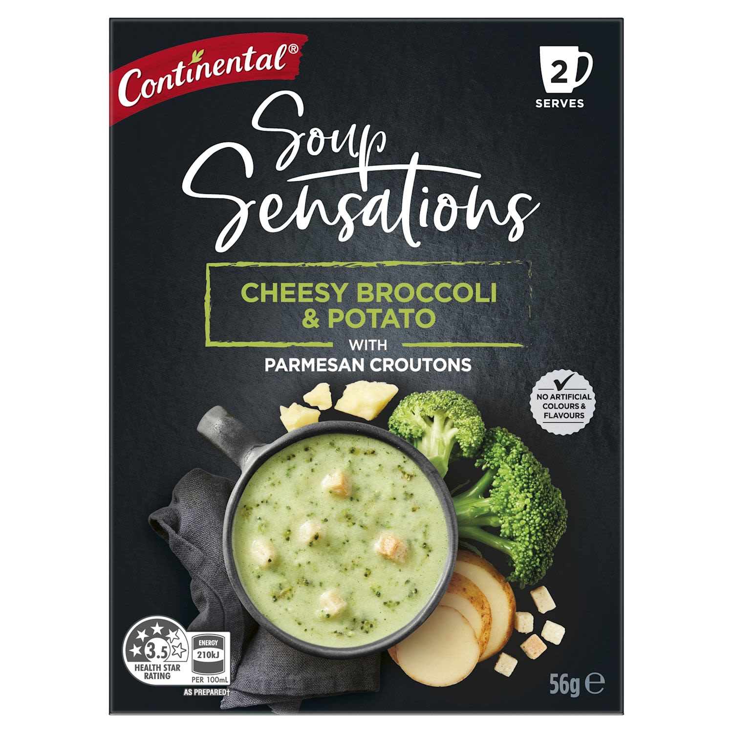Continental Sensations Soup Cheesy Broccoli & Potato