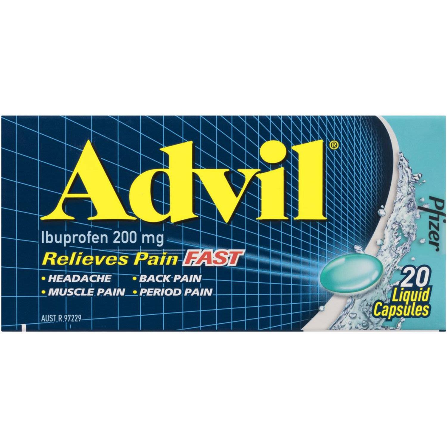 Advil Liquid Capsules, 20 Each