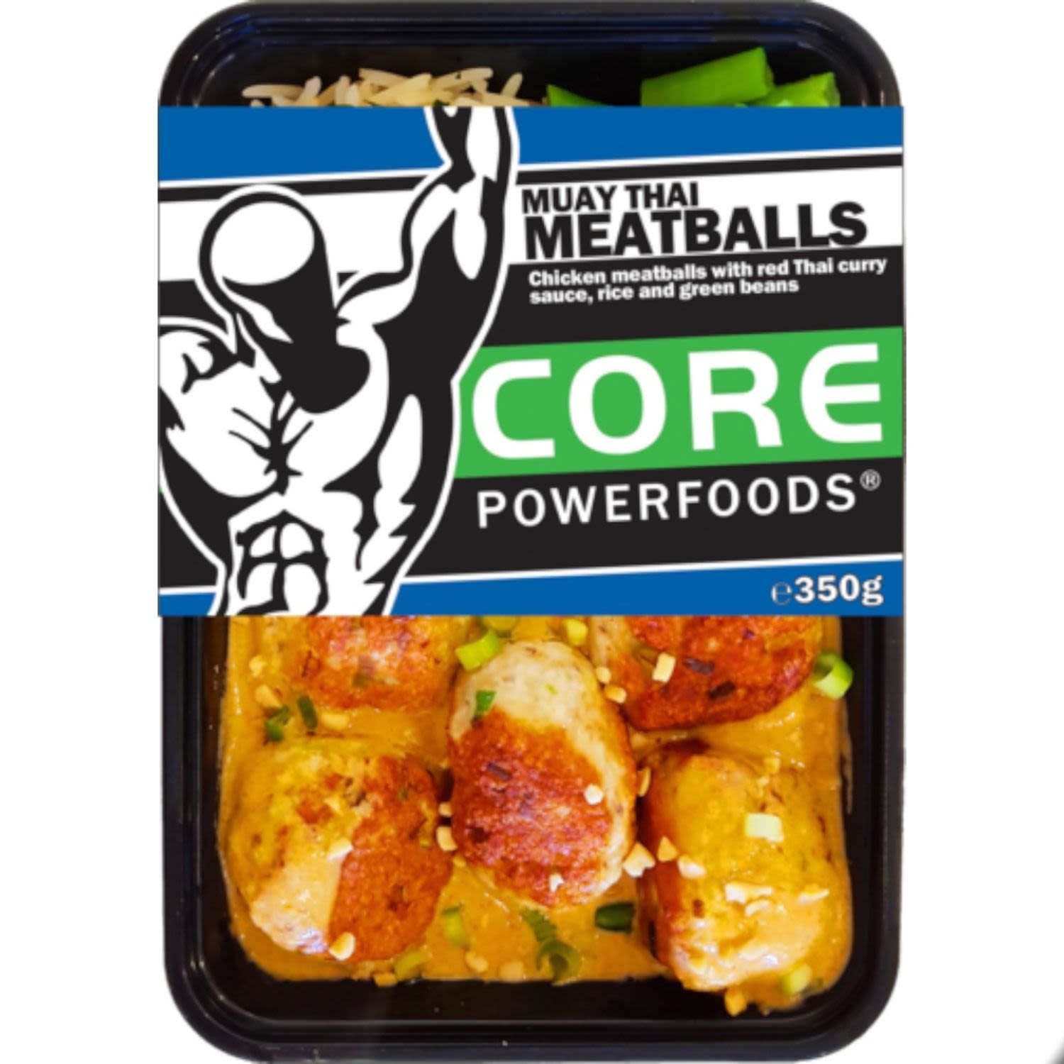 Core Powerfoods Muay Thai Meatballs, 350 Gram