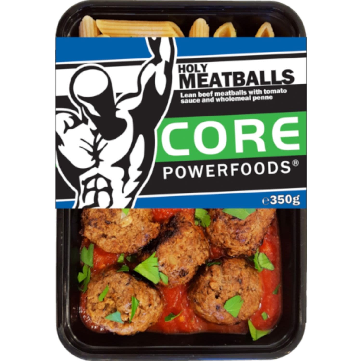 Core Powerfoods Beef Holly Meatballs, 350 Gram