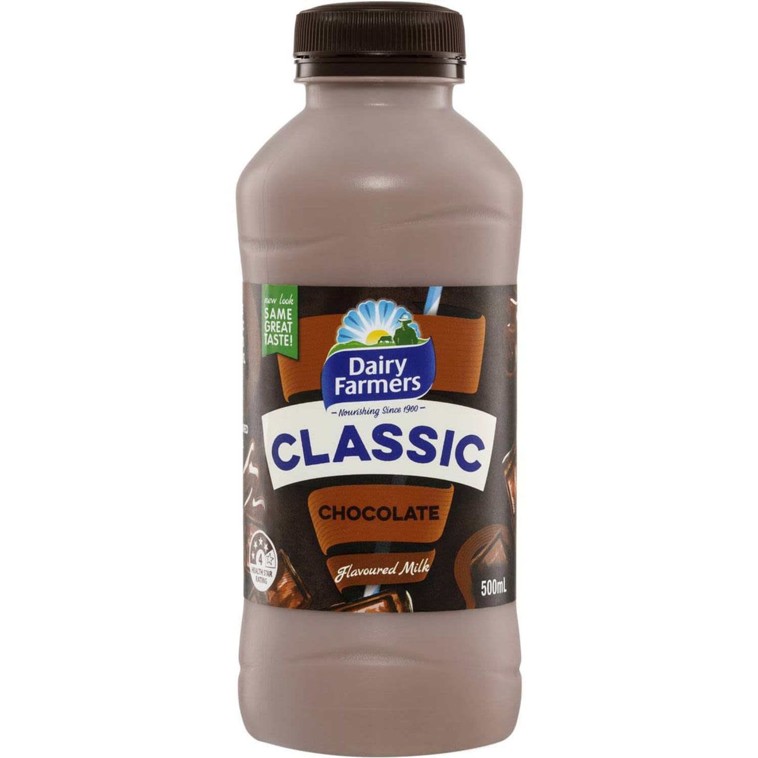 Dairy Farmers Classic Chocolate Milk, 500 Millilitre