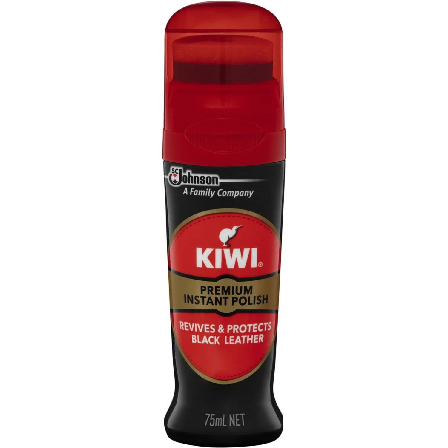 Kiwi Black Instant Polish, 75 Millilitre