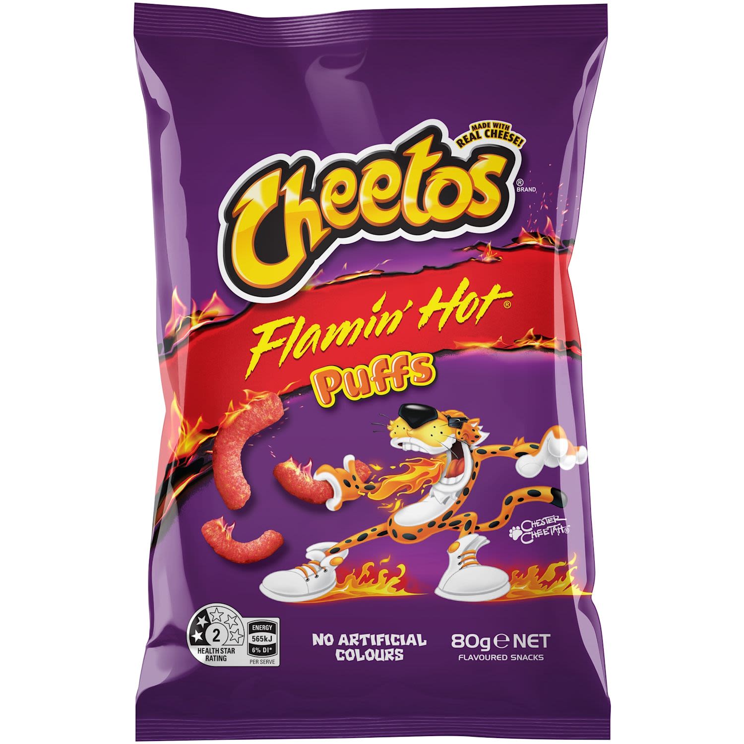 Cheetos Flamin Hot Puffs