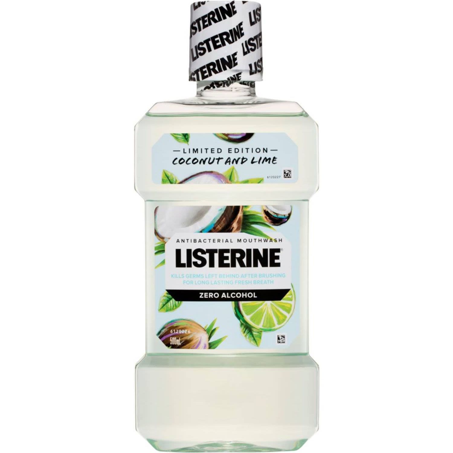 Listerine Coconut & Lime Mouthwash Limited Edition, 500 Millilitre