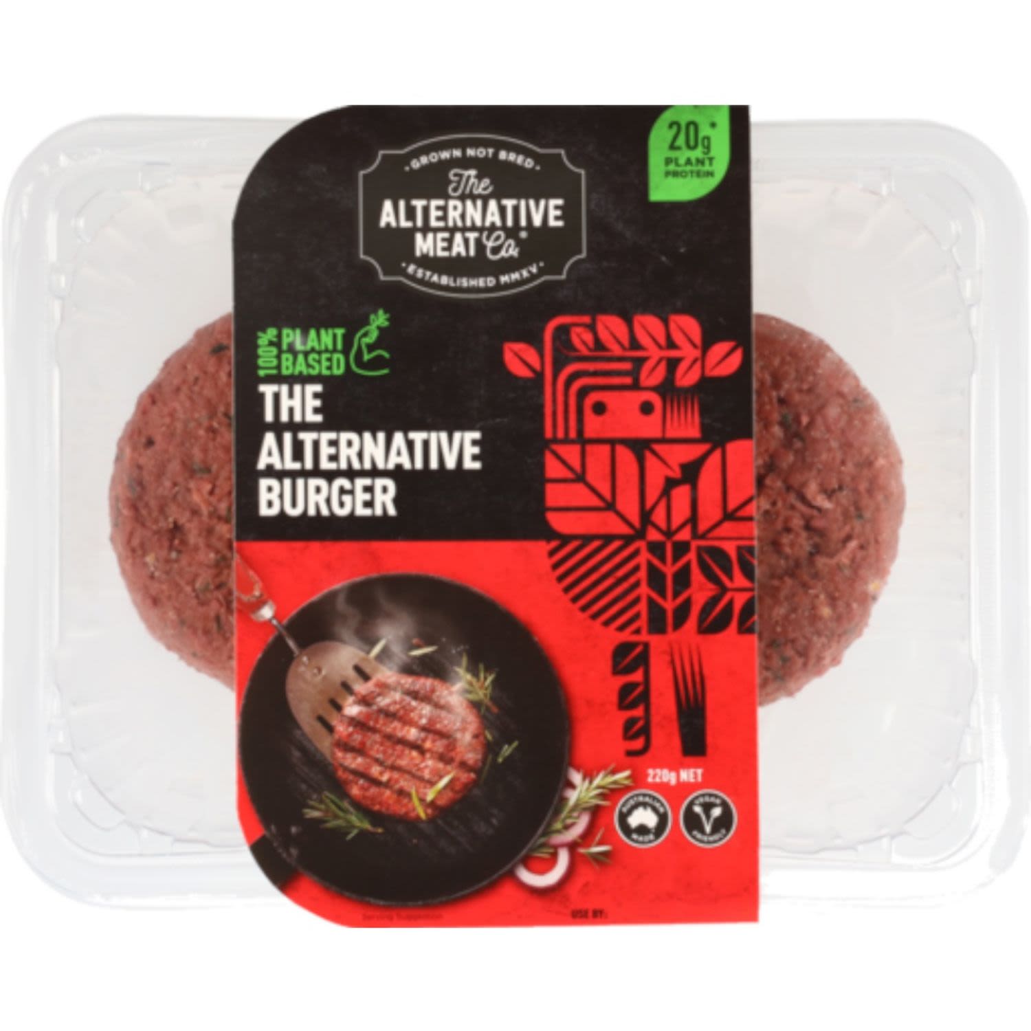 Alternative Meat Co Mighty Burger, 260 Gram