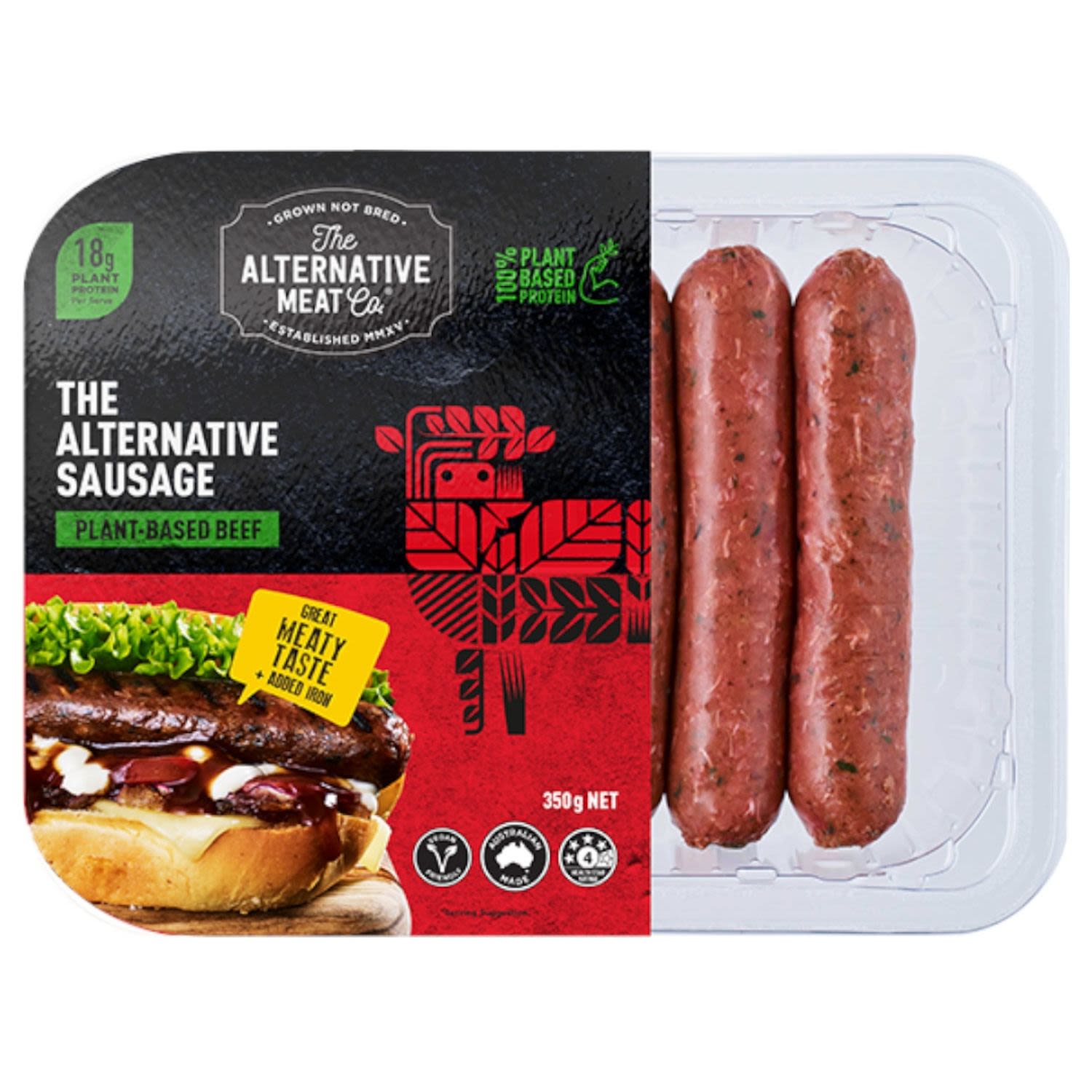 Alternative Meat Co Sausage, 350 Gram