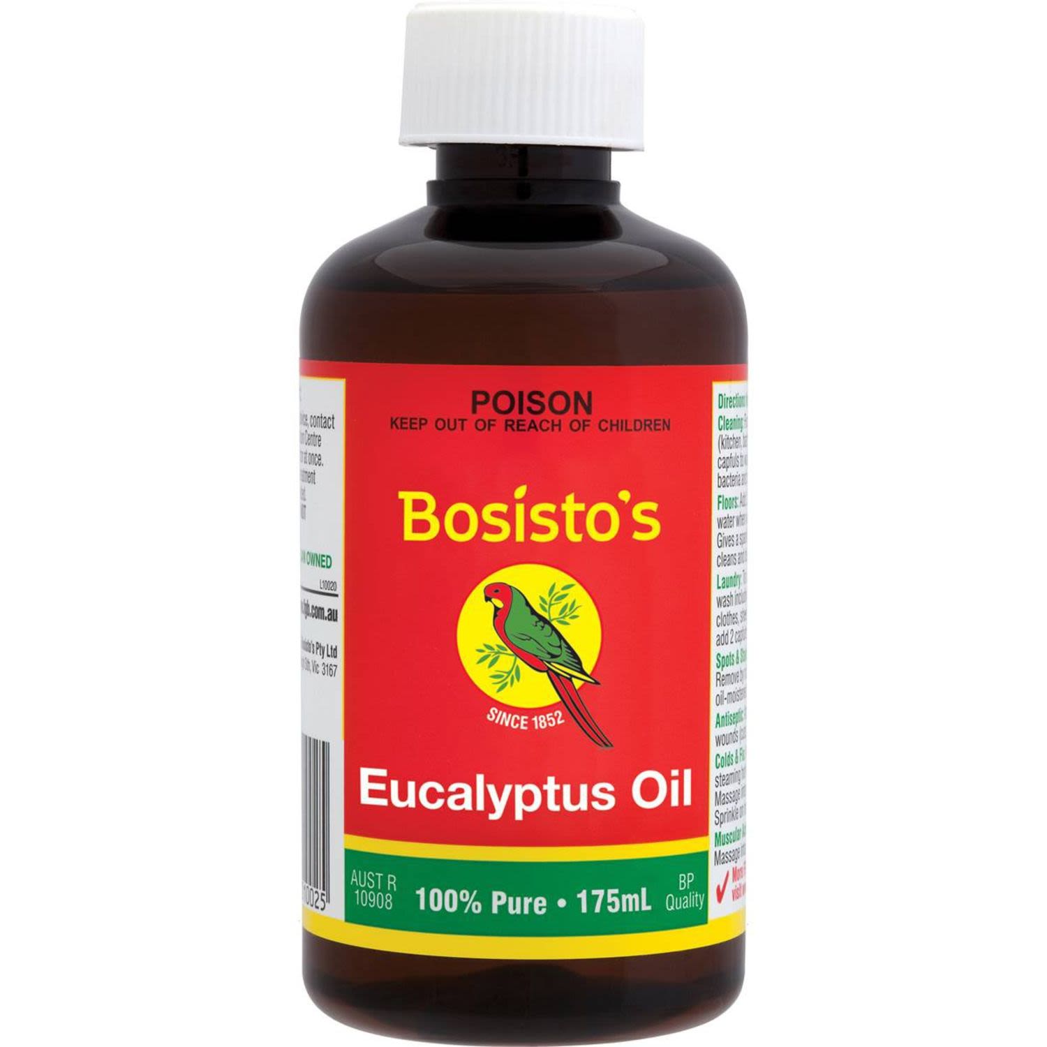 Bosisto's Eucalyptus Oil, 175 Millilitre