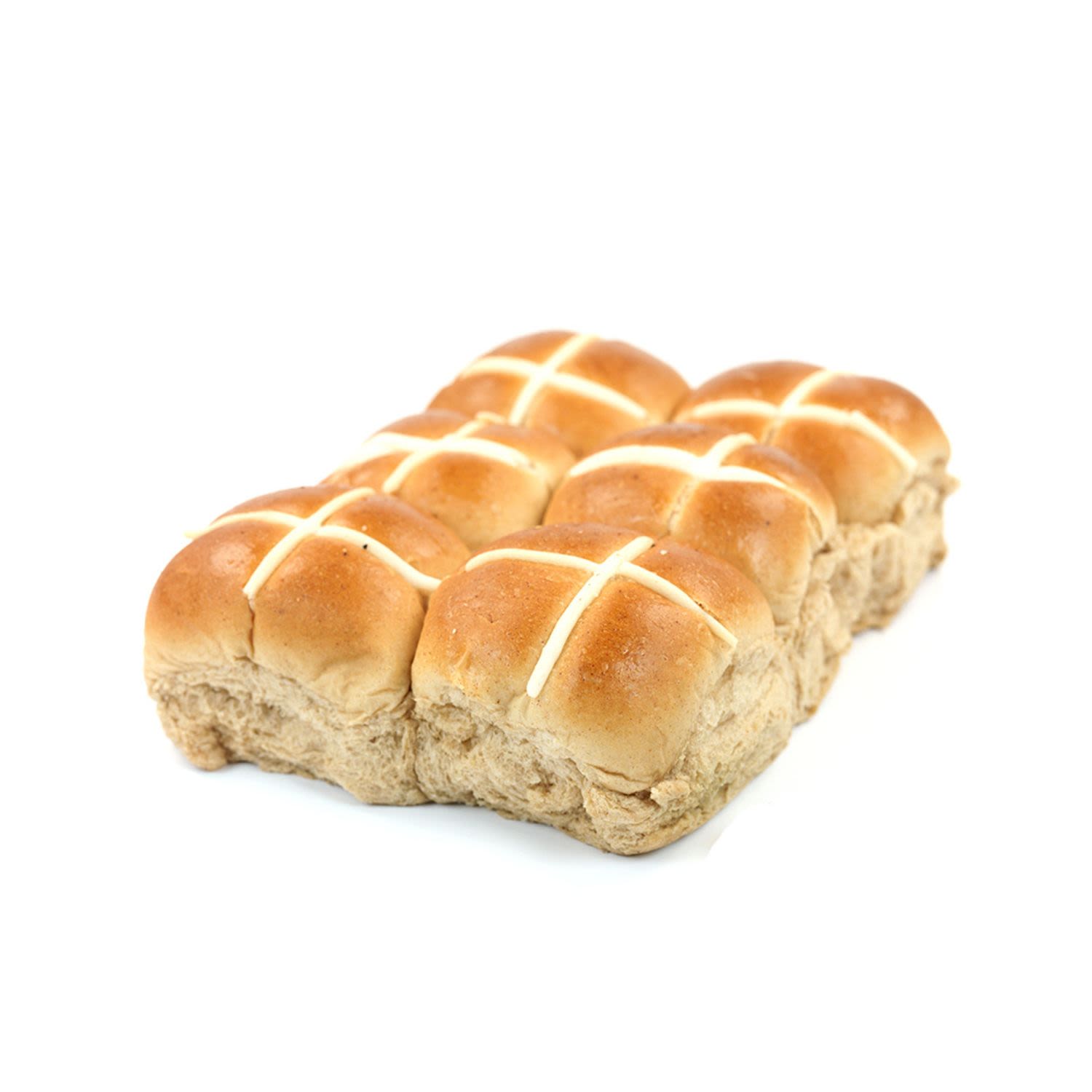 Fruit Free Hot Cross Buns