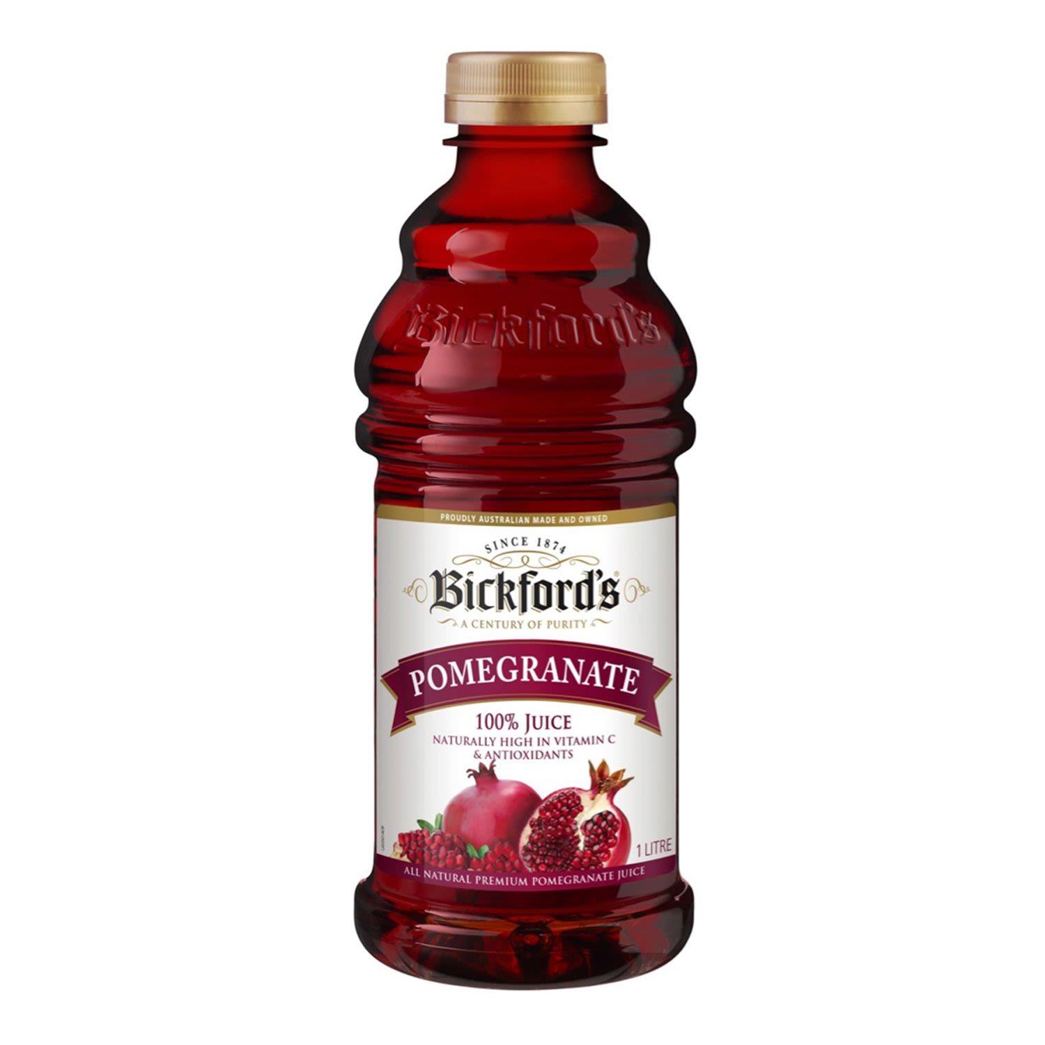 Bickford's Pomegranate 100% Juice, 1 Litre