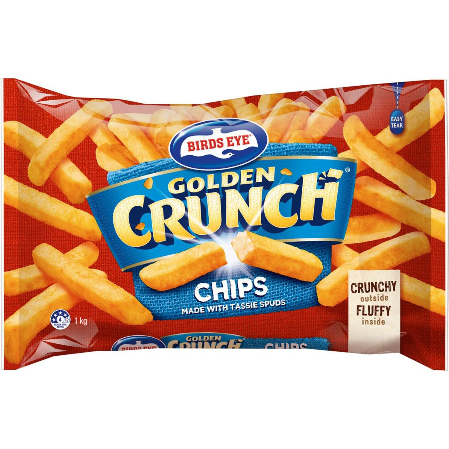 Birds Eye Golden Crunch Straight Cut Chips, 1 Kilogram