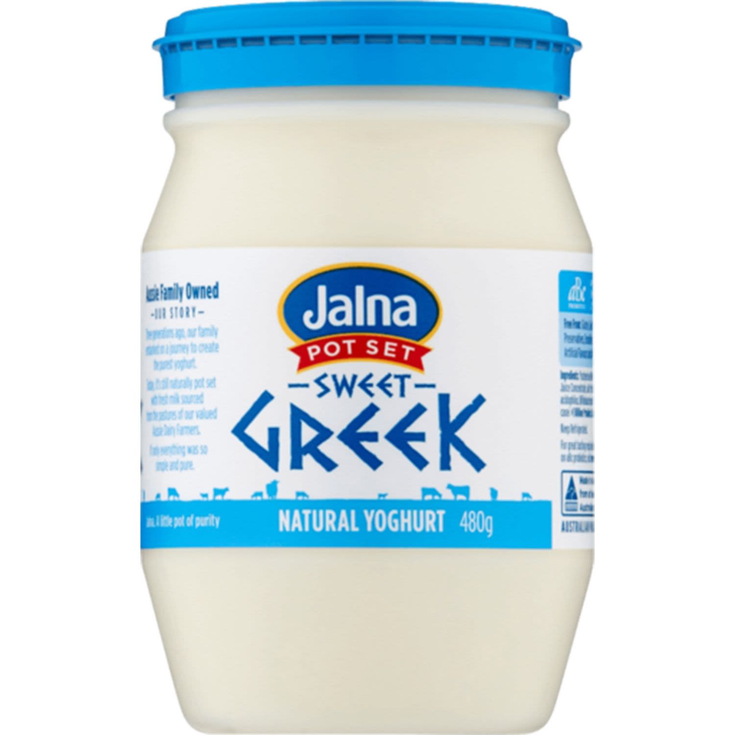 Jalna Greek Yoghurt Sweet & Creamy, 480 Gram