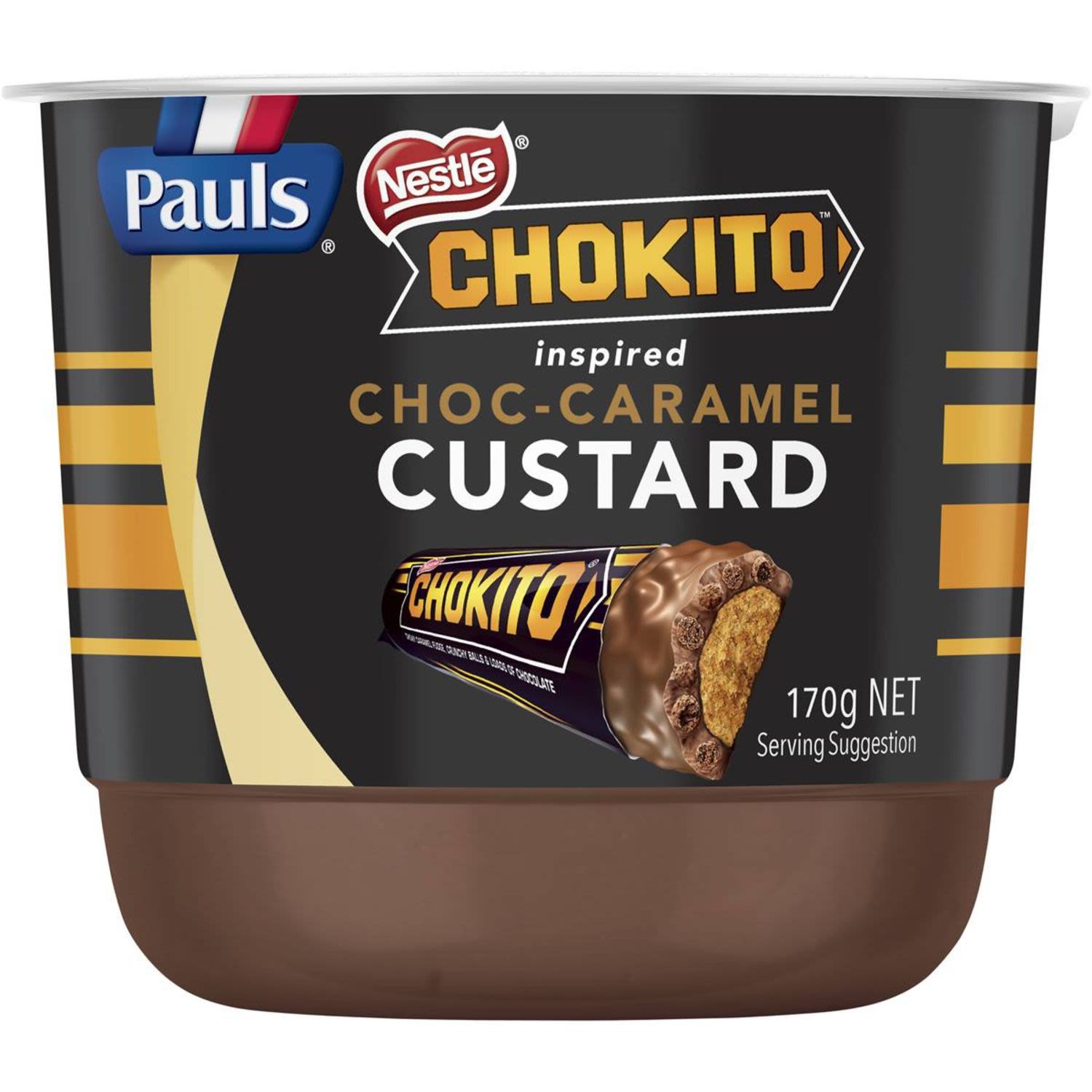 Pauls Chokito Choc-Caramel Custard, 170 Gram