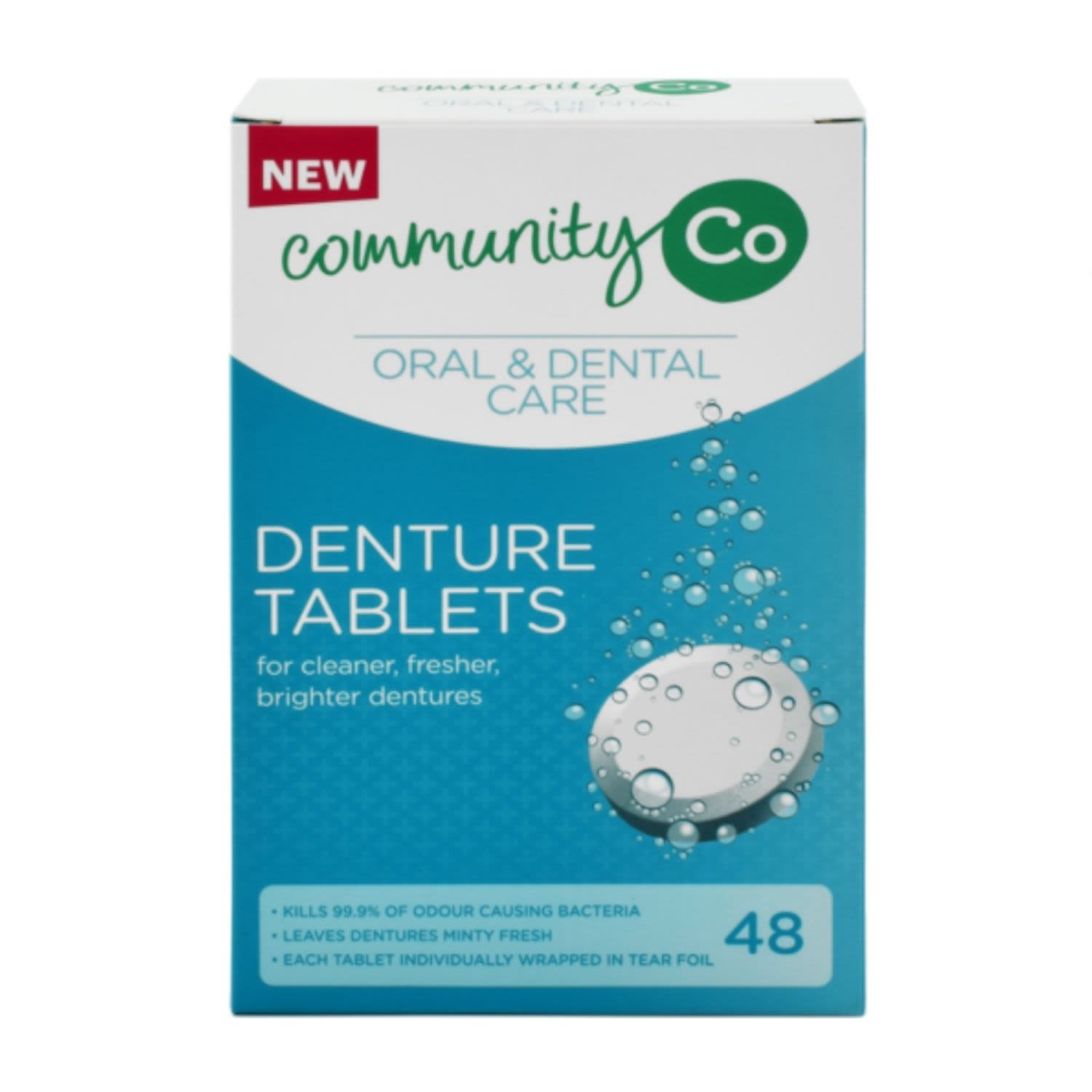 Community Co Denture Tabs, 48 Each