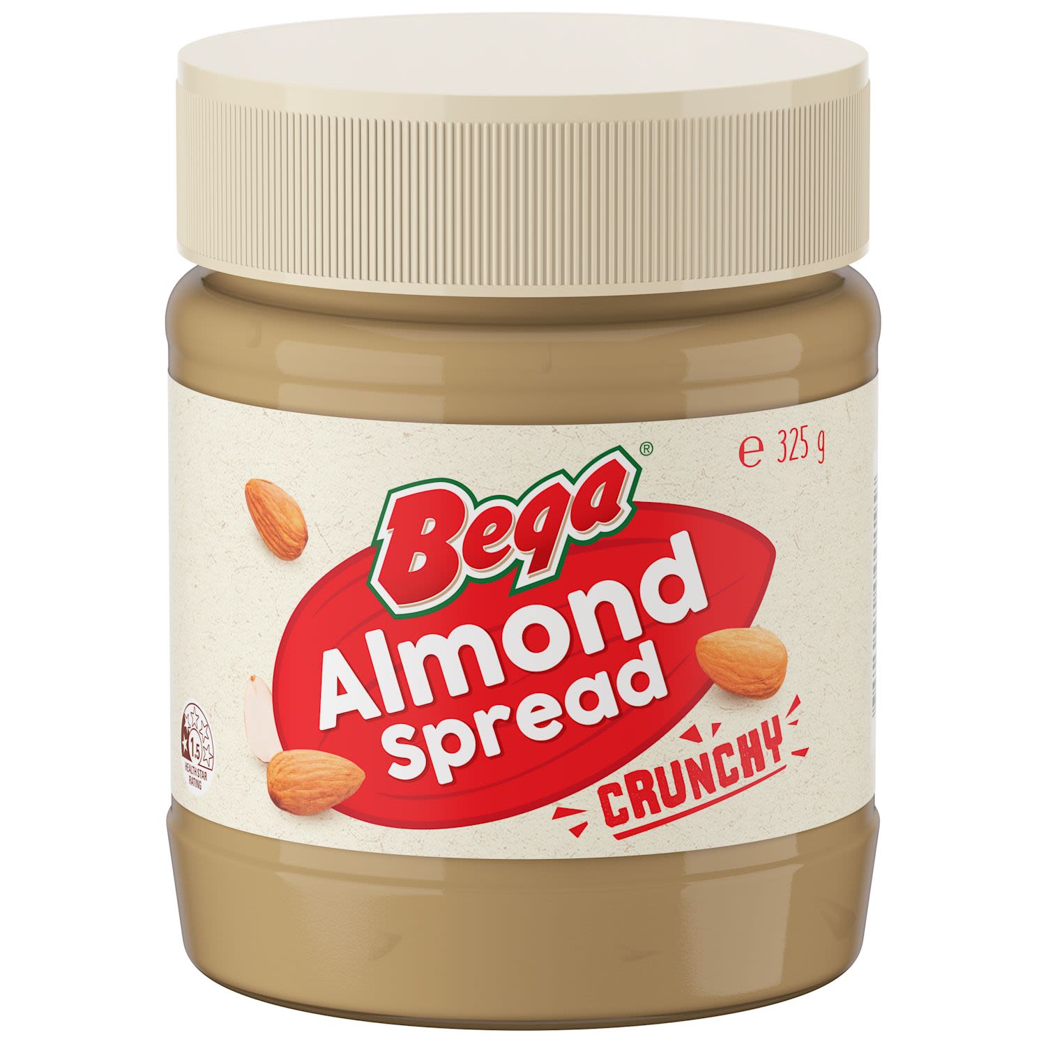 Bega Almond Spread Crunchy, 325 Gram