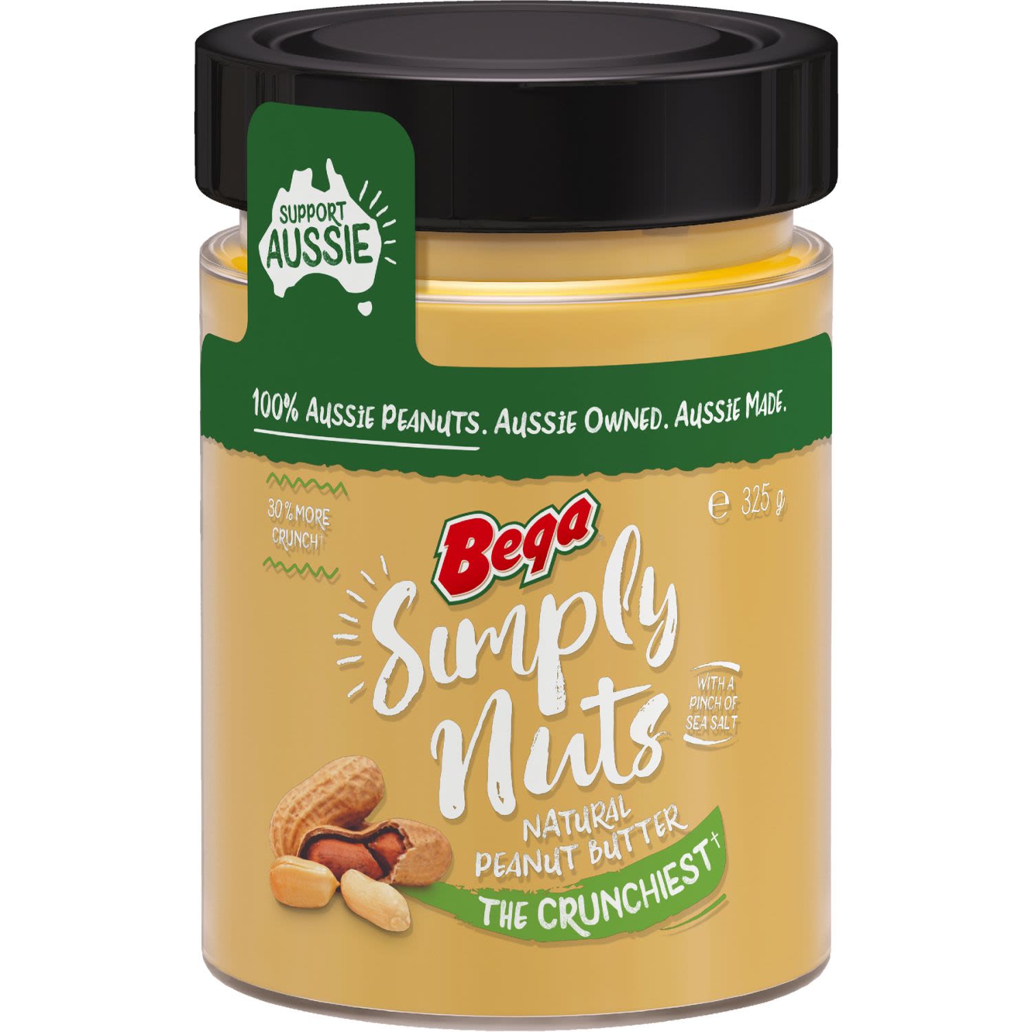 Bega Simply Nuts The Crunchiest, 325 Gram