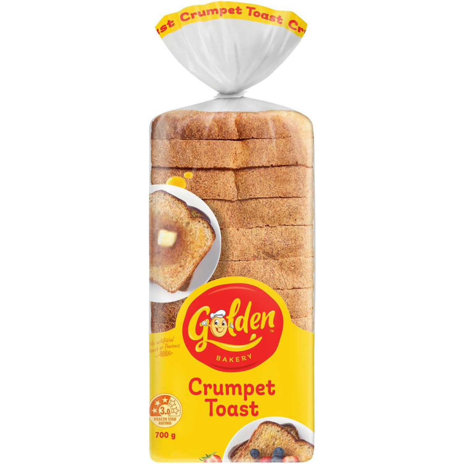 Golden Crumpet Toast , 700 Gram